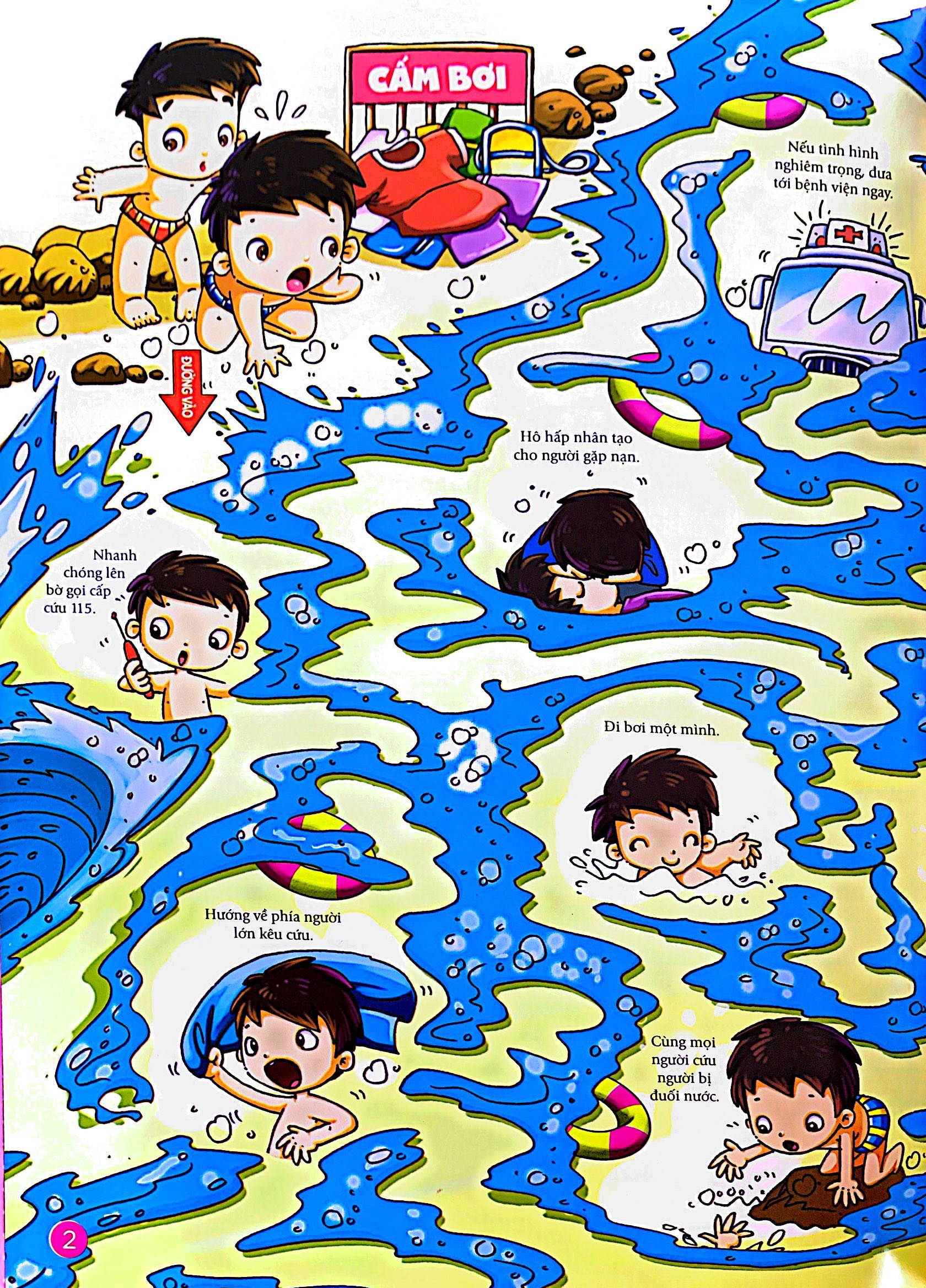 phát triển kỹ năng an toàn dành cho trẻ - trò chơi mê cung - an toàn nơi công cộng (từ 2 - 8 tuổi) - Ảnh 5