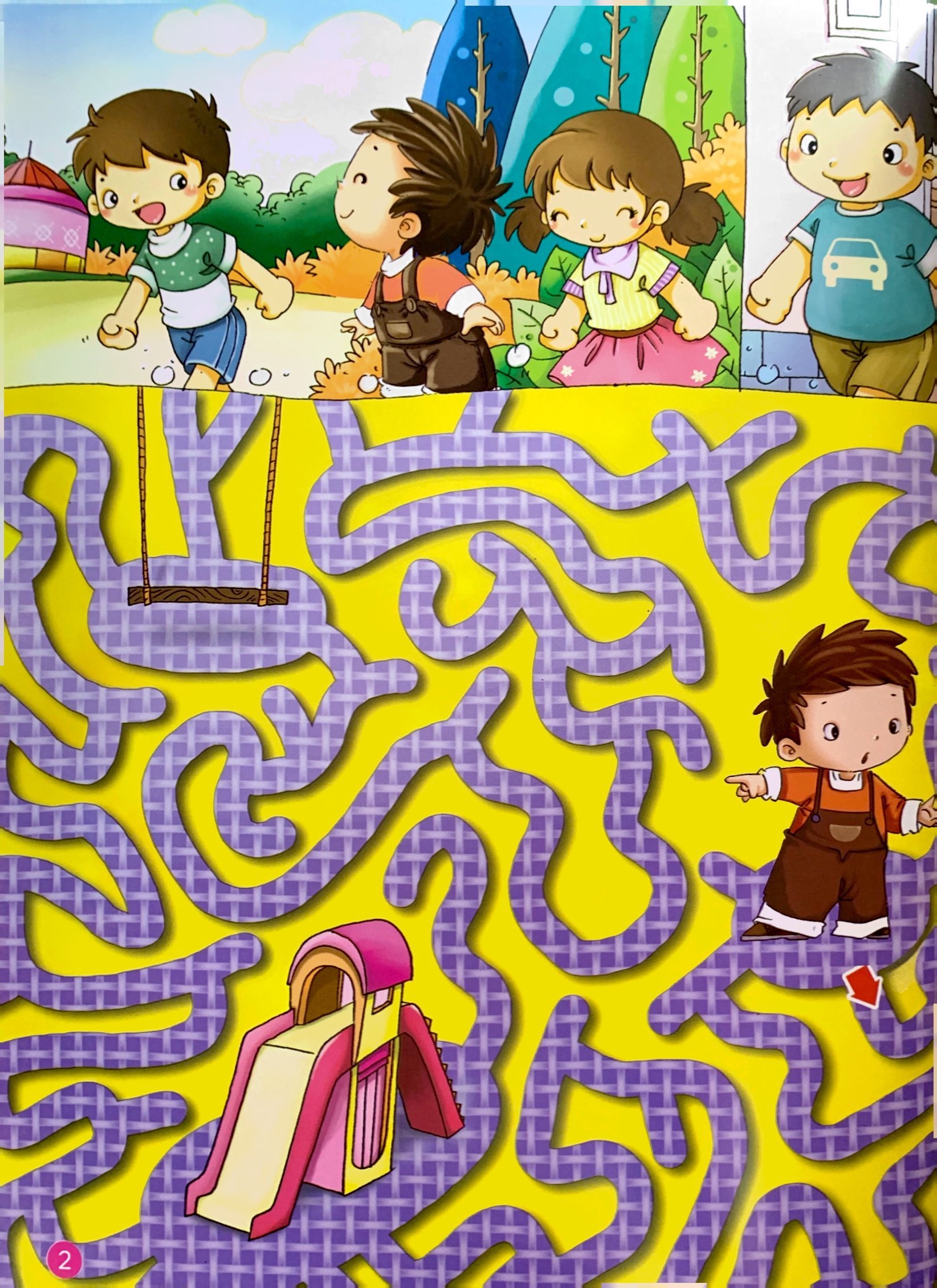 phát triển kỹ năng an toàn dành cho trẻ - trò chơi mê cung - an toàn trong trường học (từ 2 - 8 tuổi) - Ảnh 5