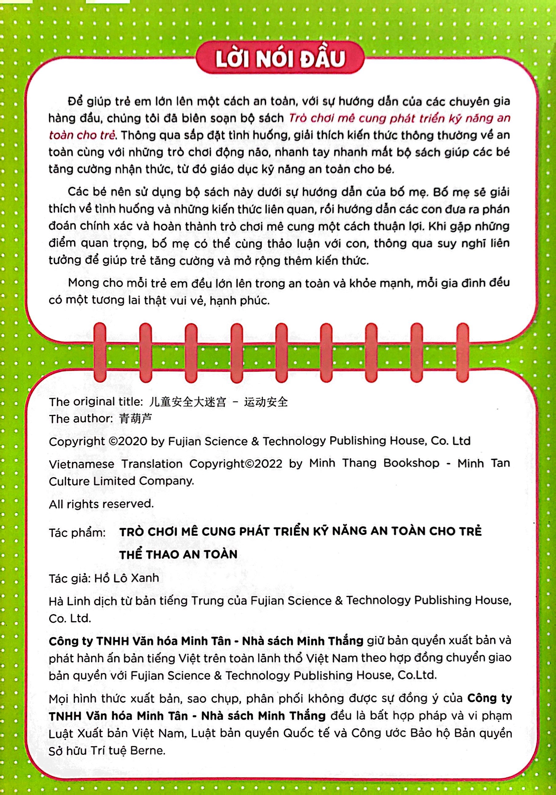 phát triển kỹ năng an toàn dành cho trẻ - trò chơi mê cung - thể thao an toàn (từ 2 - 8 tuổi) - Ảnh 3