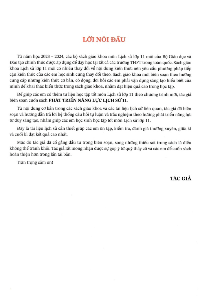 phát triển năng lực lịch sử 11 - Ảnh 3