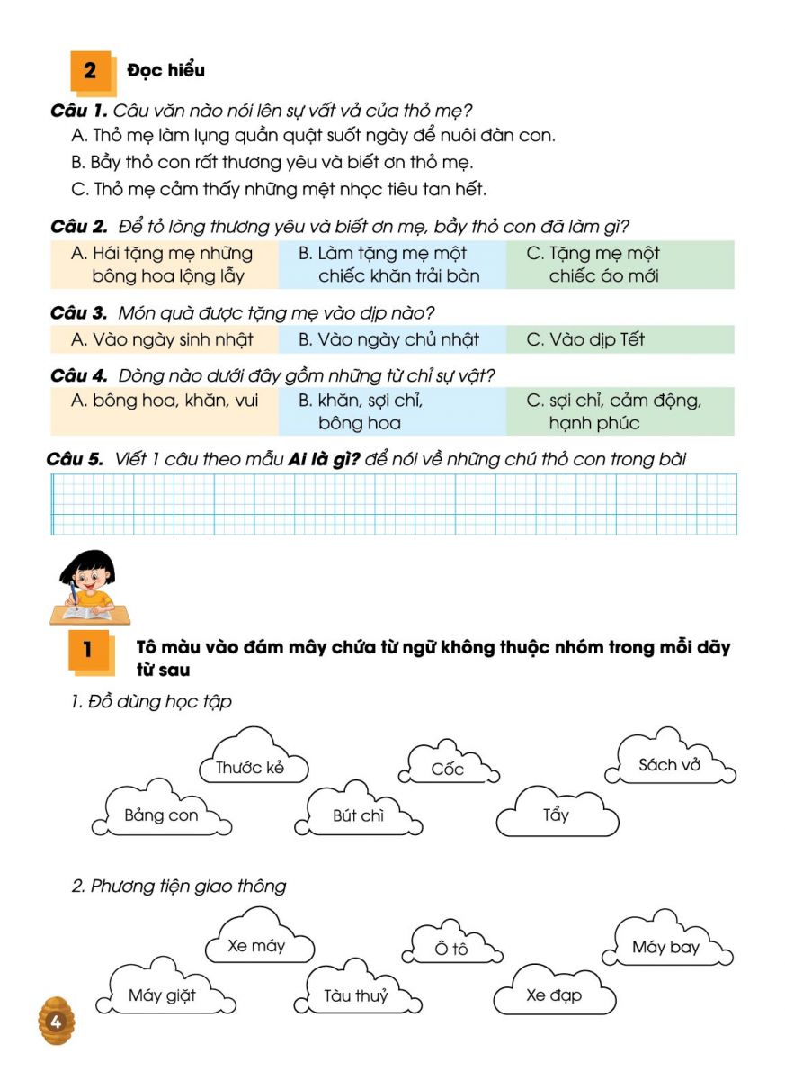 phát triển năng lực tiếng việt 3 - tập 1 - Ảnh 5