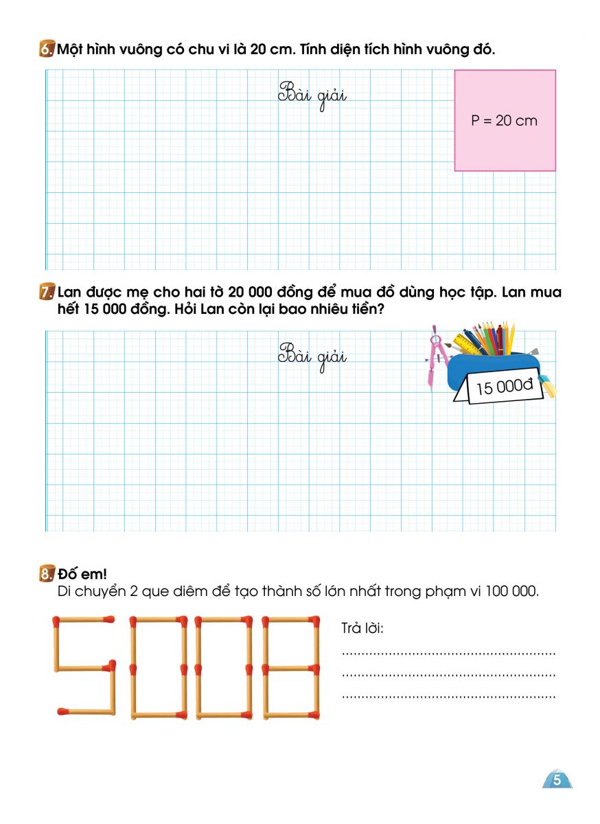 phát triển năng lực toán 4 - tập 1 - Ảnh 7