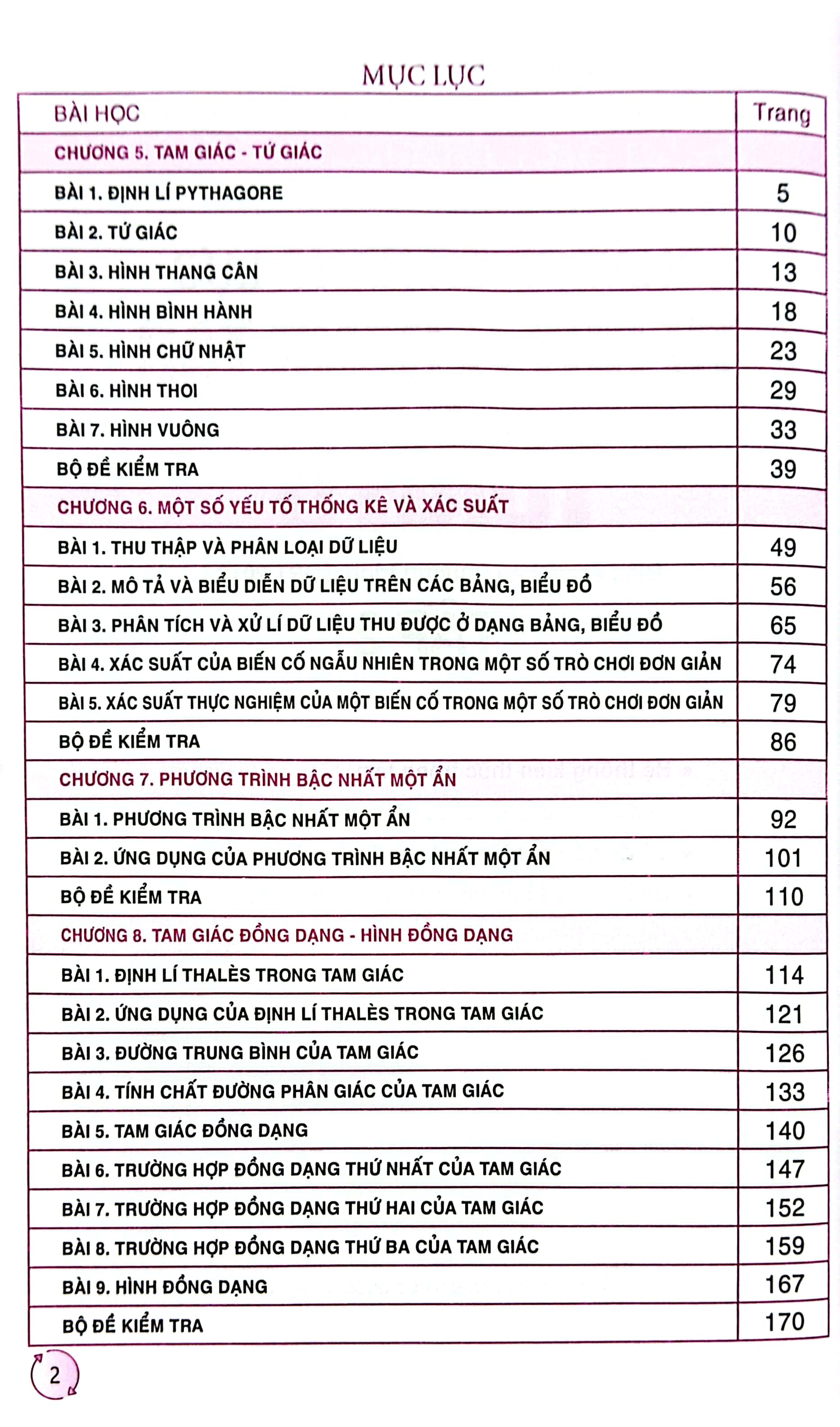 phát triển năng lực tư duy và sáng tạo toán 8 - tập 2 (biên soạn theo chương trình giáo dục phổ thông 2018) - Ảnh 3