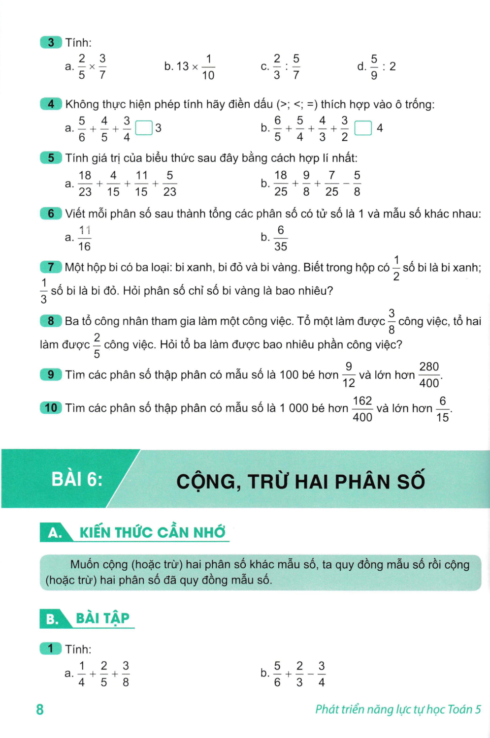 phát triển năng lực tự học toán 5 - Ảnh 12