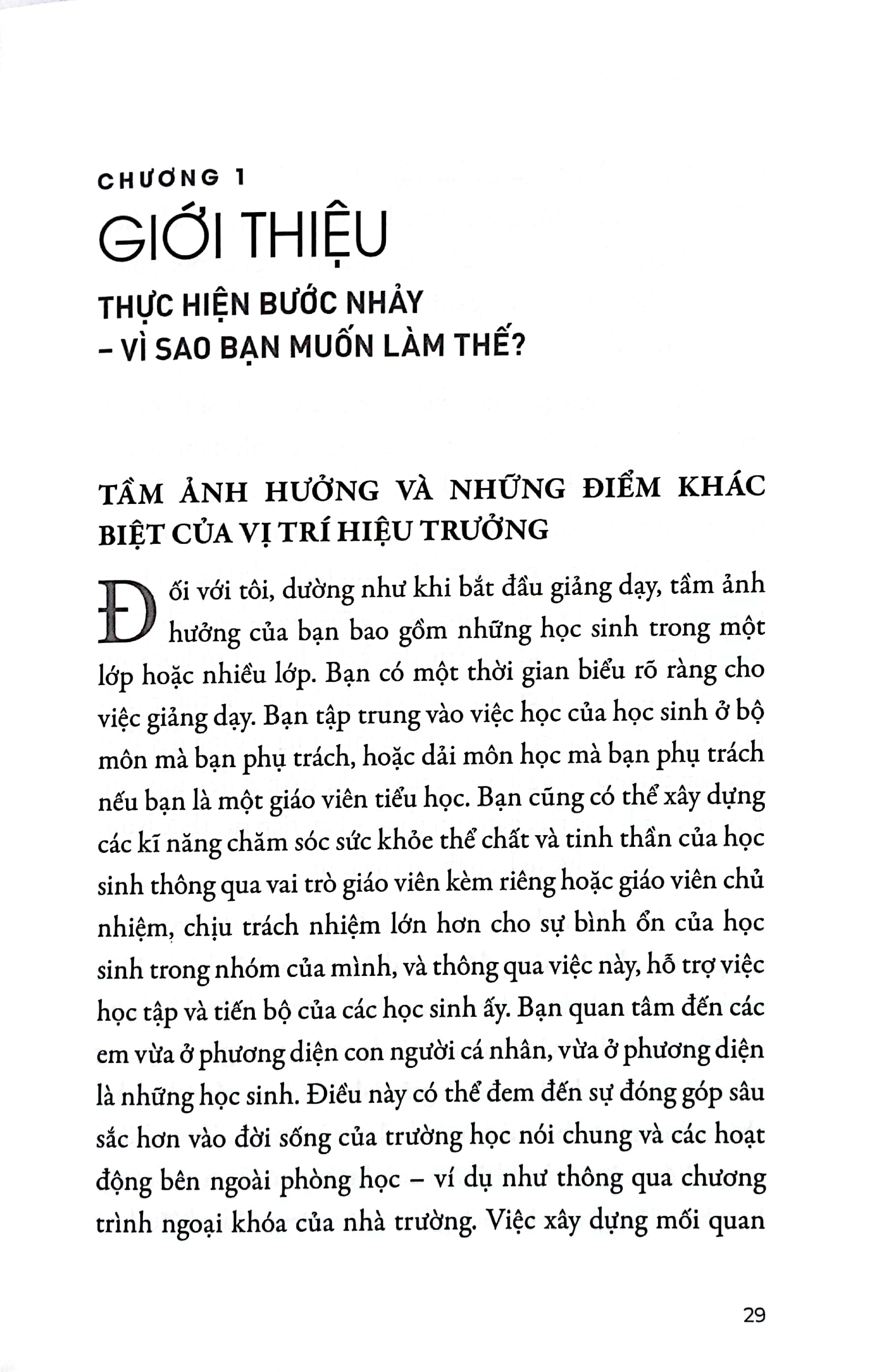 phát triển sự nghiệp giáo dục - cẩm nang dành cho giáo viên quản lí cấp trung và lãnh đạo trường học - Ảnh 4