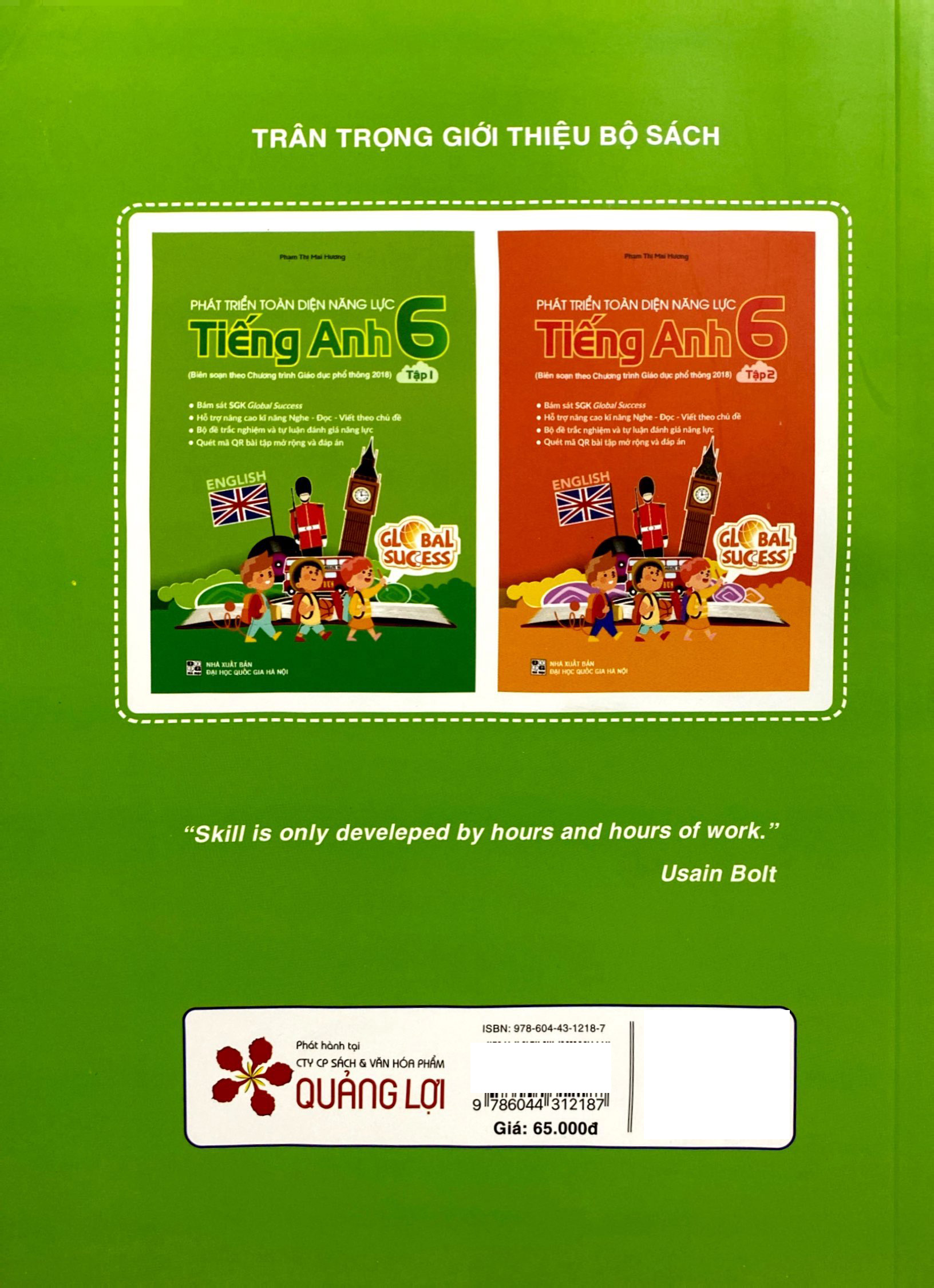 phát triển toán diện năng lực tiếng anh 6 - tập 1 (theo chương trình giáo dục phổ thông 2018) - Ảnh 7