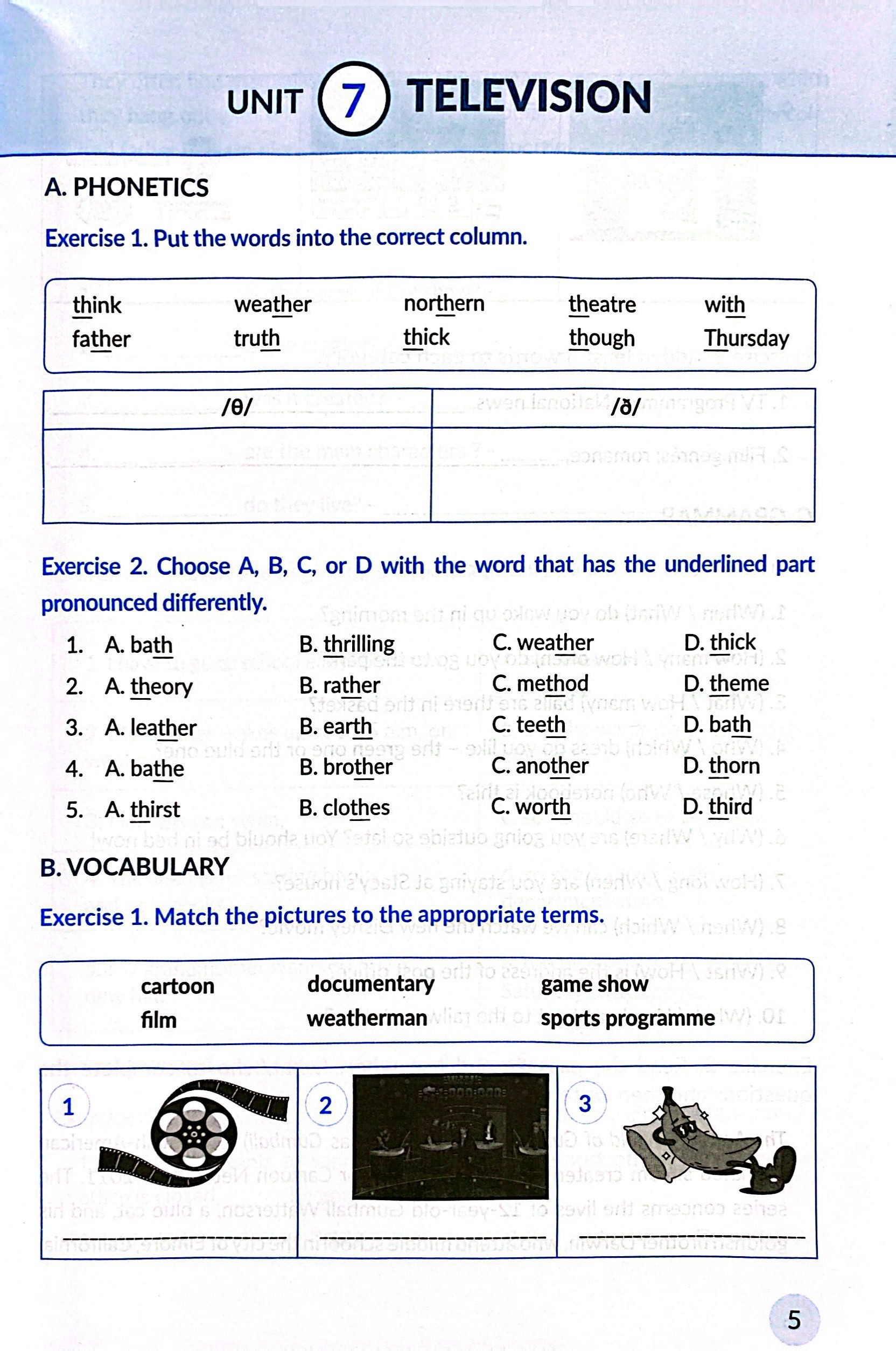 phát triển toán diện năng lực tiếng anh 6 - tập 2 (theo chương trình giáo dục phổ thông 2018) - Ảnh 5