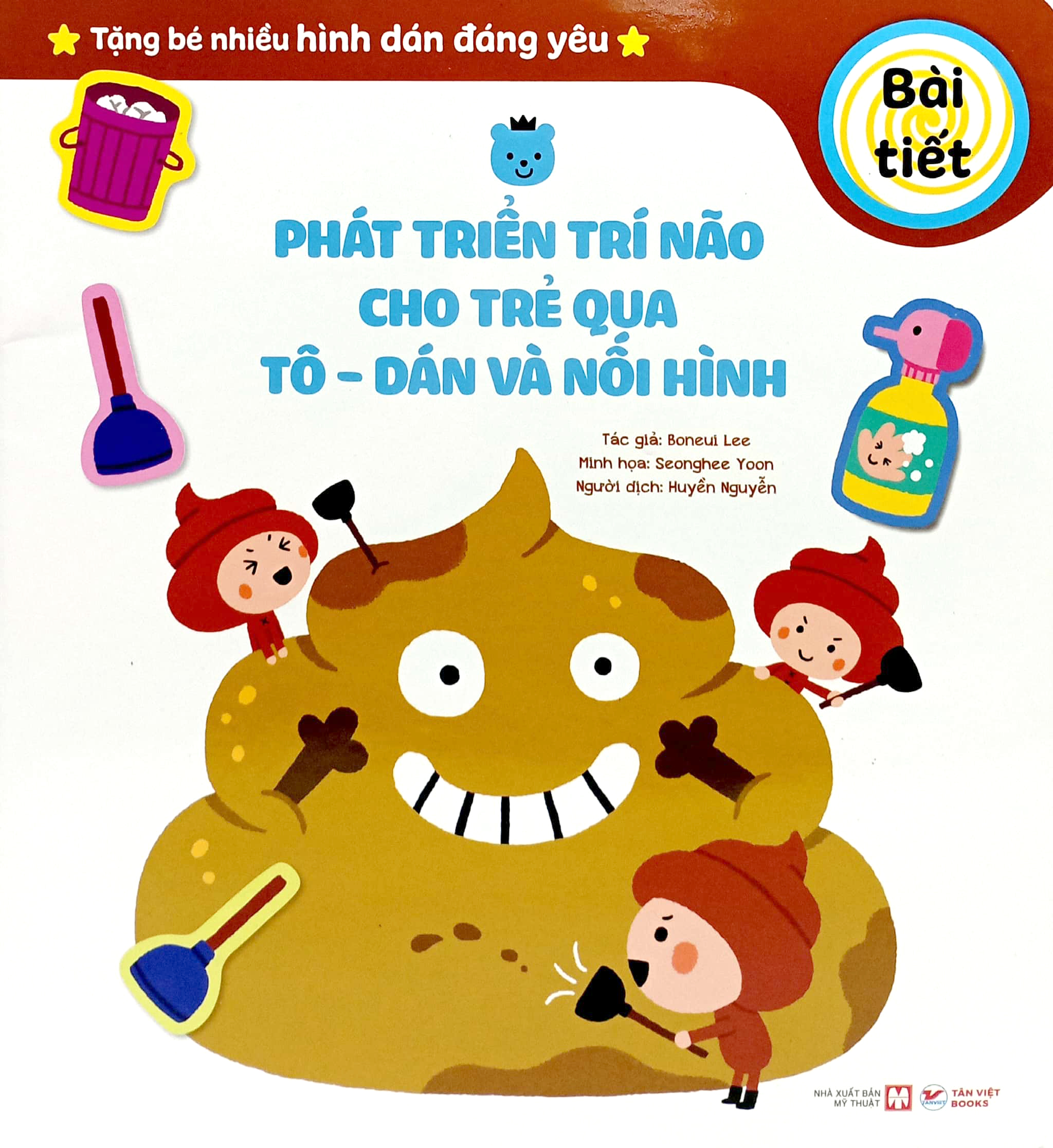 phát triển trí não cho trẻ qua tô - dán và nối hình - bài tiết - Ảnh 3