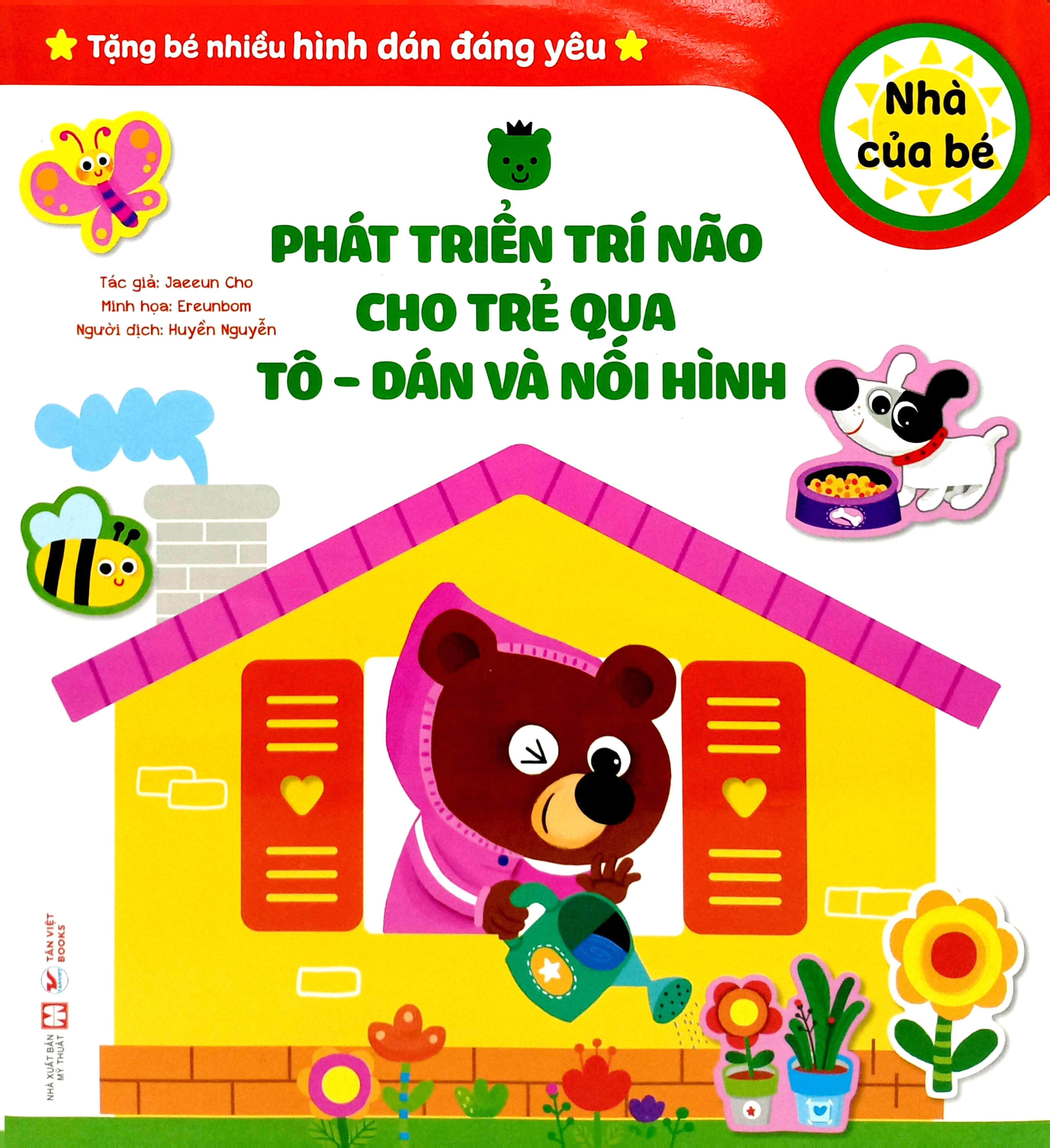 phát triển trí não cho trẻ qua tô - dán và nối hình - nhà của bé - Ảnh 3