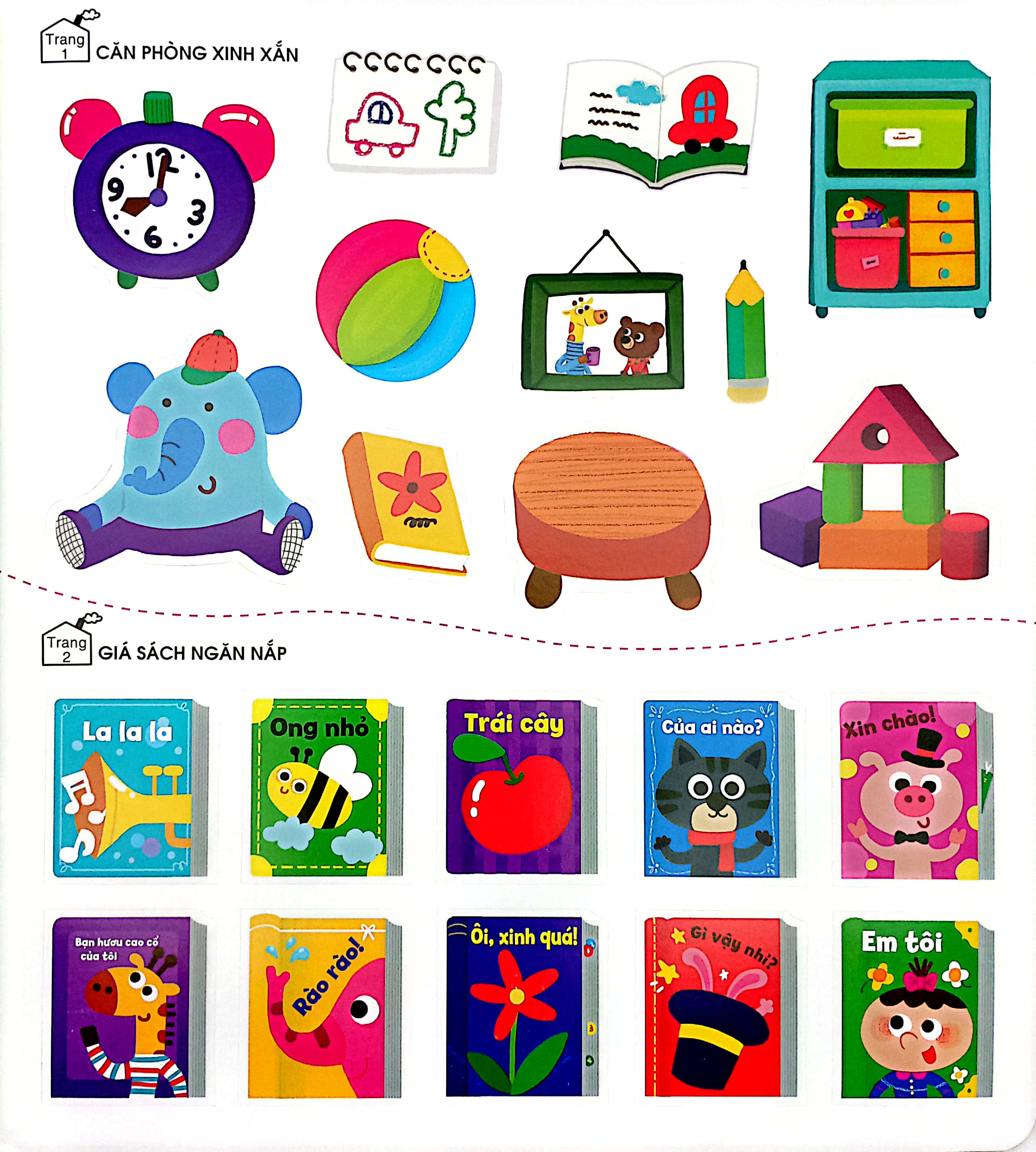 phát triển trí não cho trẻ qua tô - dán và nối hình - nhà của bé - Ảnh 7