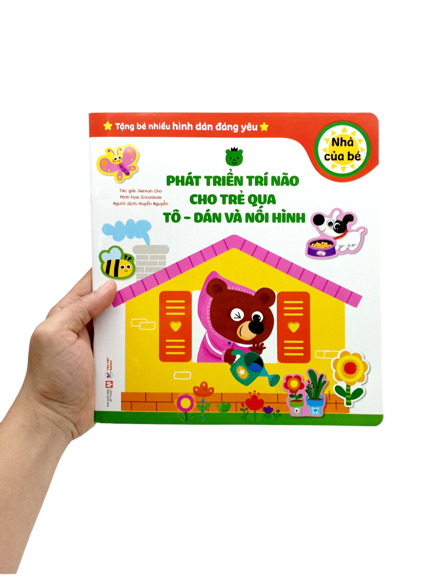 phát triển trí não cho trẻ qua tô - dán và nối hình - nhà của bé - Ảnh 9