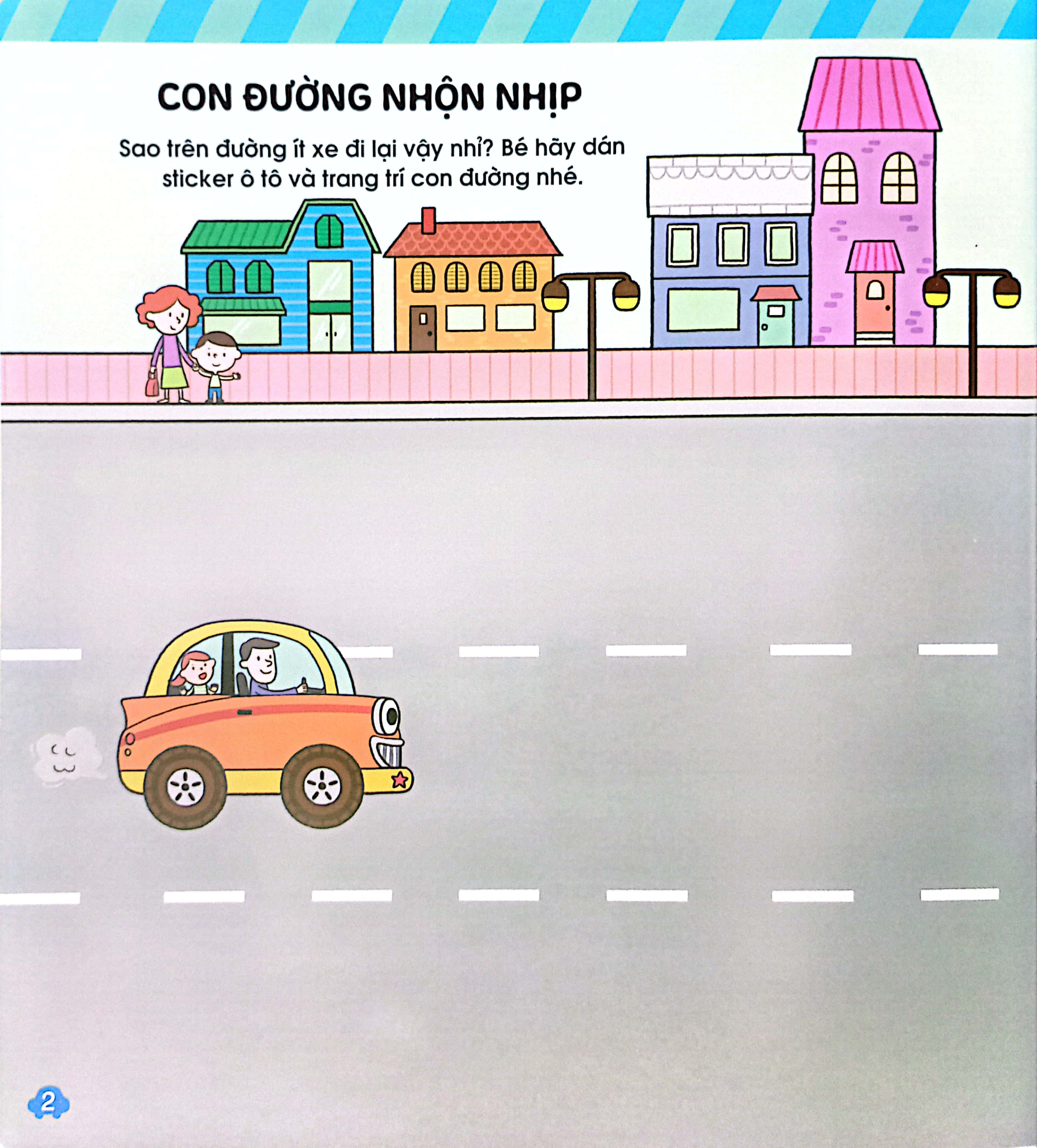 phát triển trí não cho trẻ qua tô - dán và nối hình - phương tiện giao thông - Ảnh 6