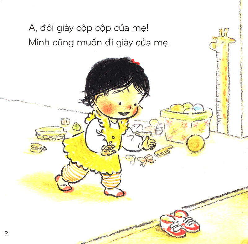 phát triển trí não sớm cho trẻ 0-2 tuổi - con muốn đi giày của mẹ (tái bản 2020) - Ảnh 3