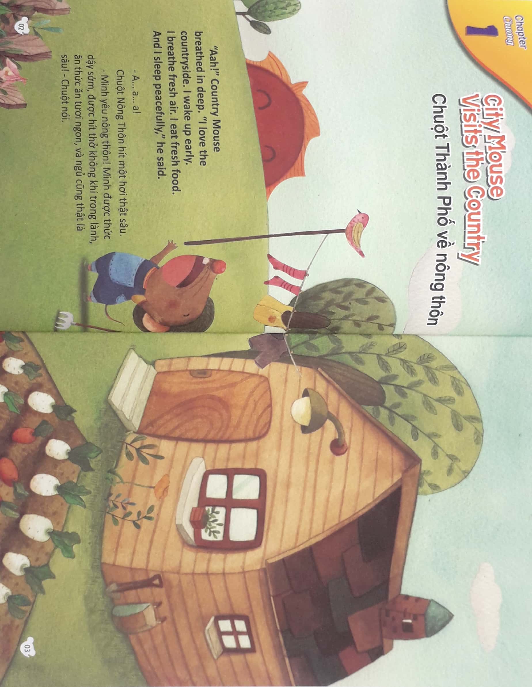 phát triển trí thông minh ngôn ngữ - chuột nông thôn, chuột thành phố (tái bản 2019) - Ảnh 3