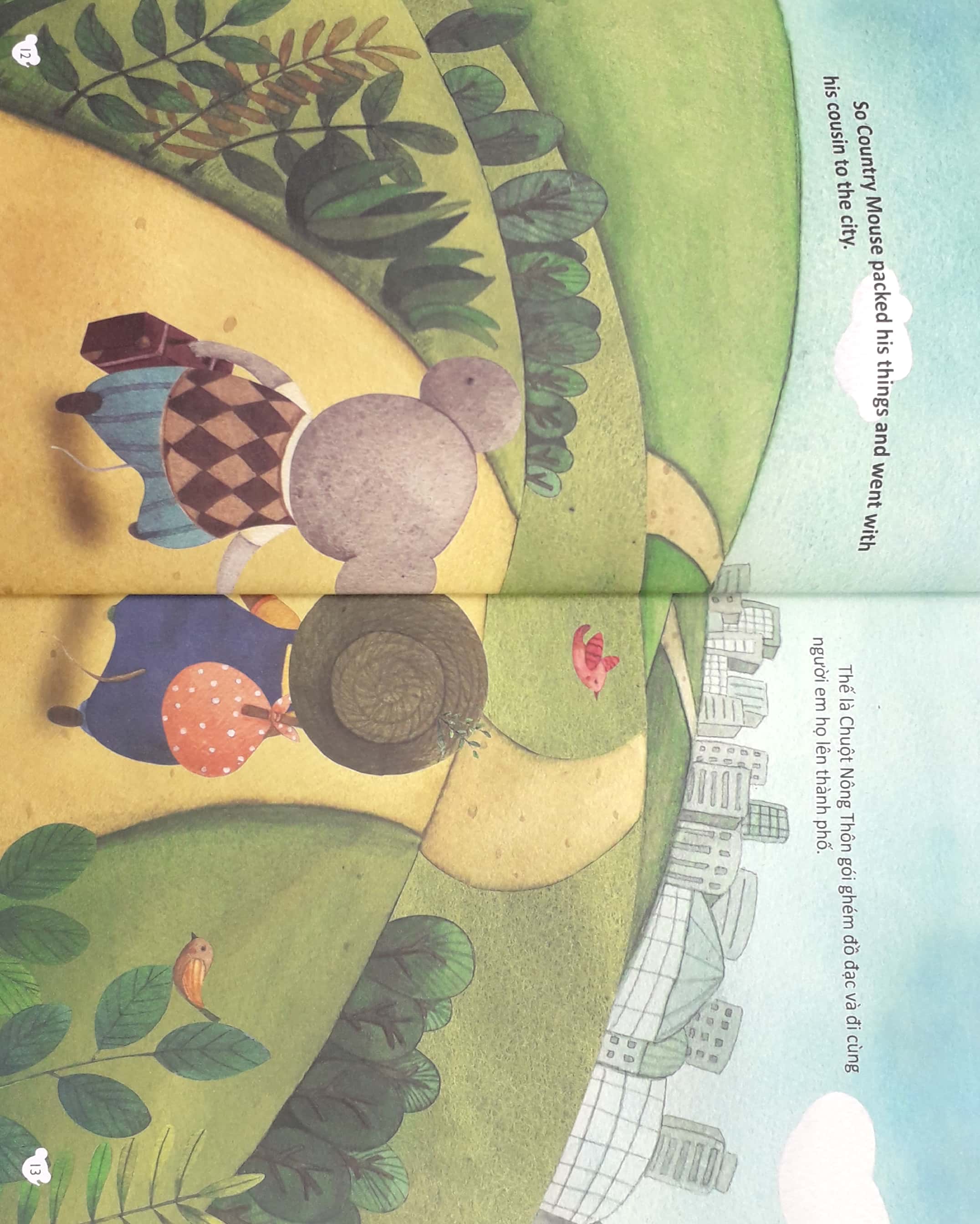 phát triển trí thông minh ngôn ngữ - chuột nông thôn, chuột thành phố (tái bản 2019) - Ảnh 8