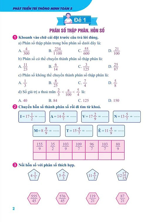 Phát Triển Trí Thông Minh Toán 5 - Ảnh 3