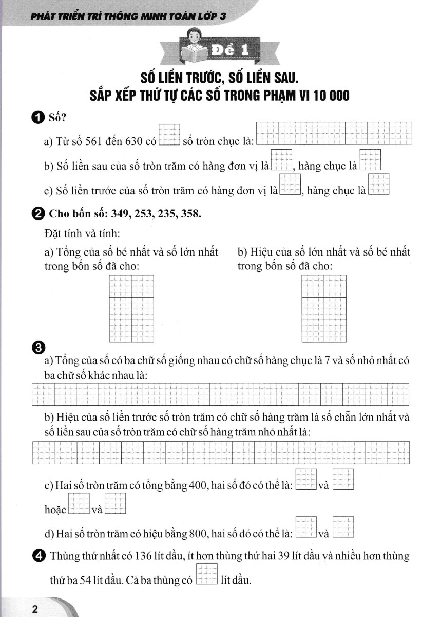phát triển trí thông minh toán lớp 3 - Ảnh 5