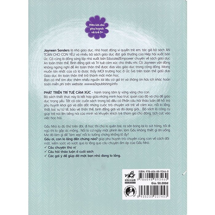 phát triển trí tuệ cảm xúc - gấu ơi, con lo lắng đến chừng nào? - Ảnh 3