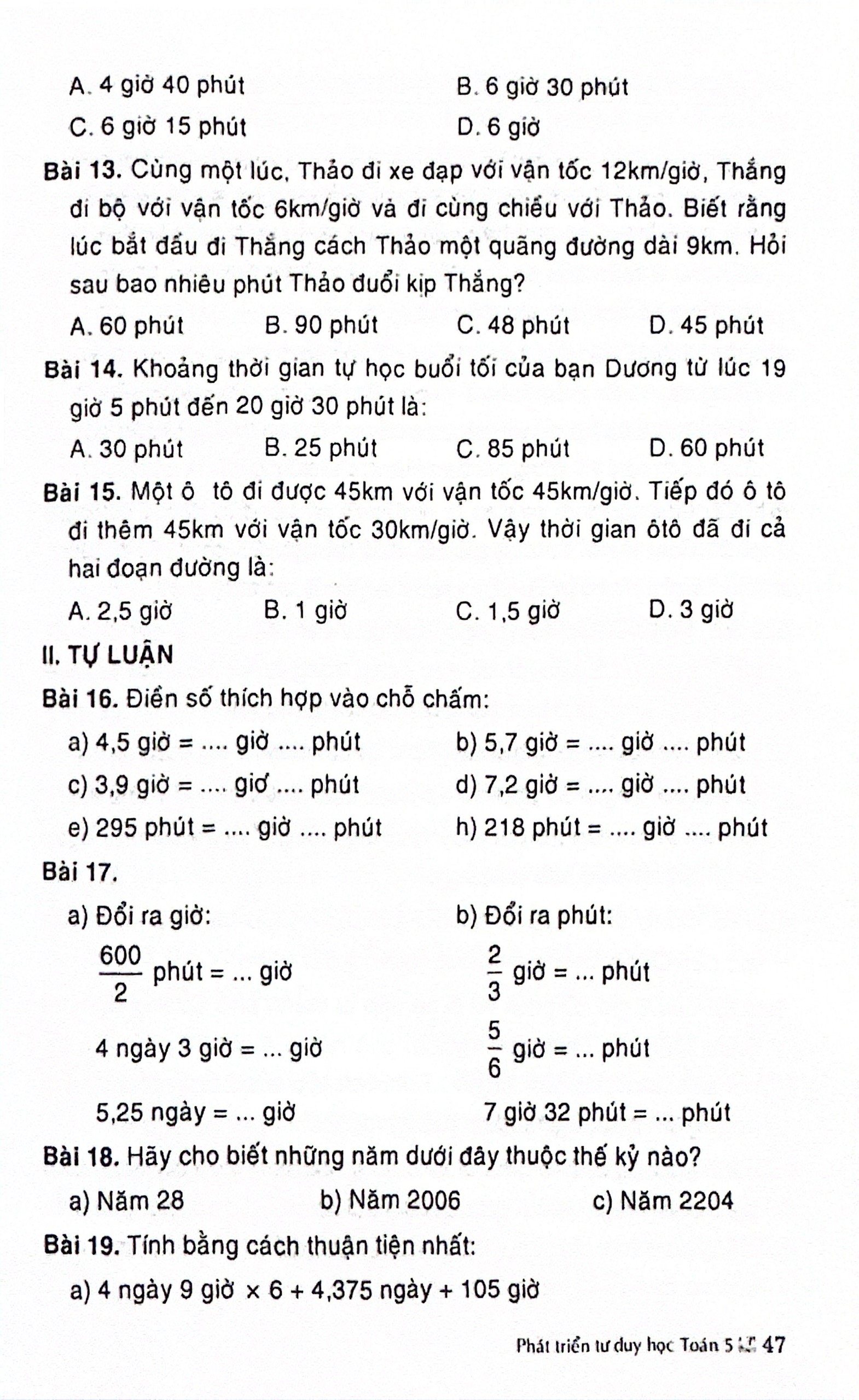 phát triển tư duy học toán 5 (theo chương trình gdpt mới) - Ảnh 6