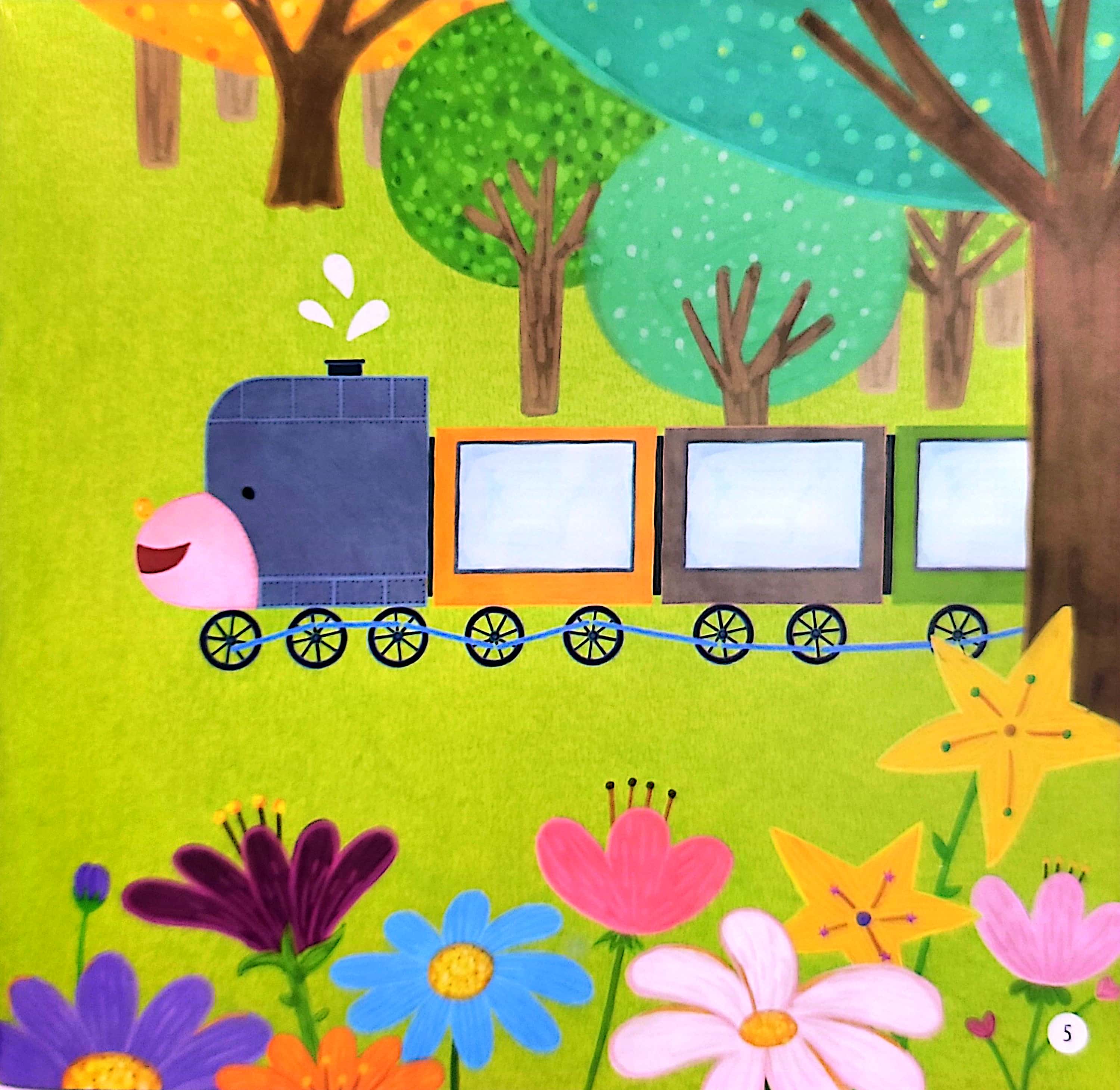 phát triển tư duy - kĩ năng cho bé: làm quen với bạn mới - chuyến tàu tình bạn - Ảnh 6