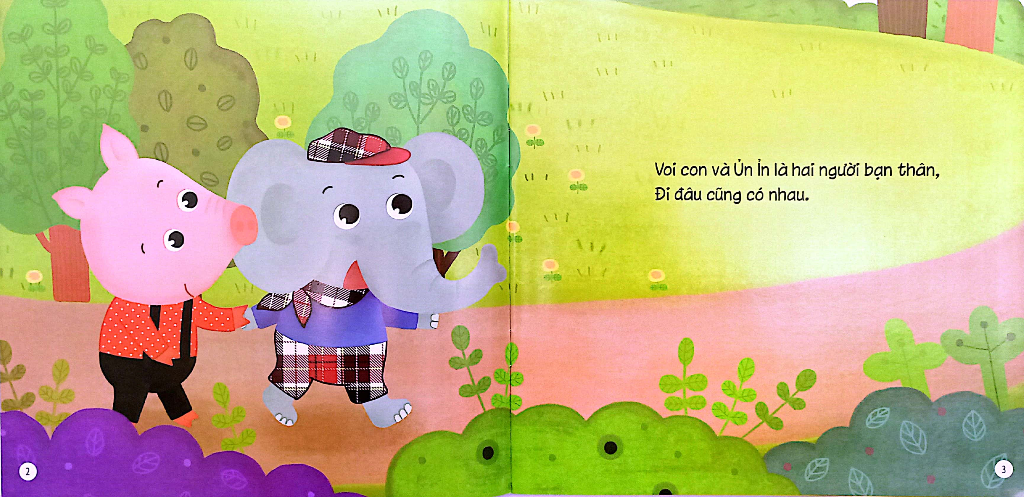 phát triển tư duy - kĩ năng cho bé: nuôi dưỡng tình bạn - voi và ỉn là đôi bạn thân - Ảnh 3
