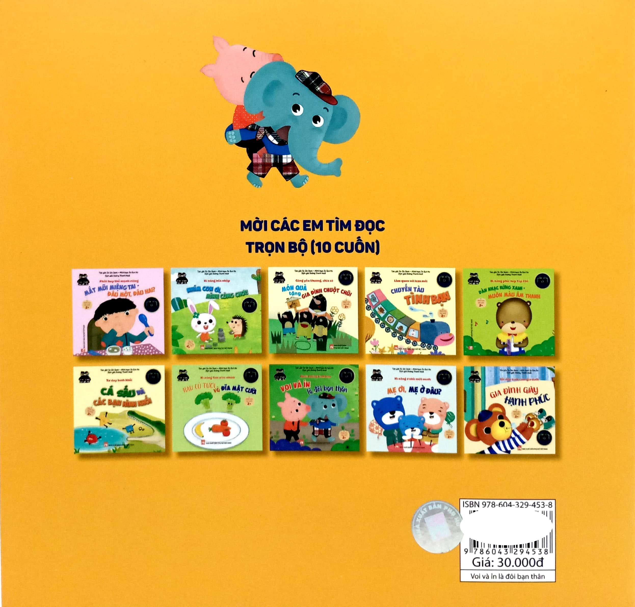 phát triển tư duy - kĩ năng cho bé: nuôi dưỡng tình bạn - voi và ỉn là đôi bạn thân - Ảnh 6