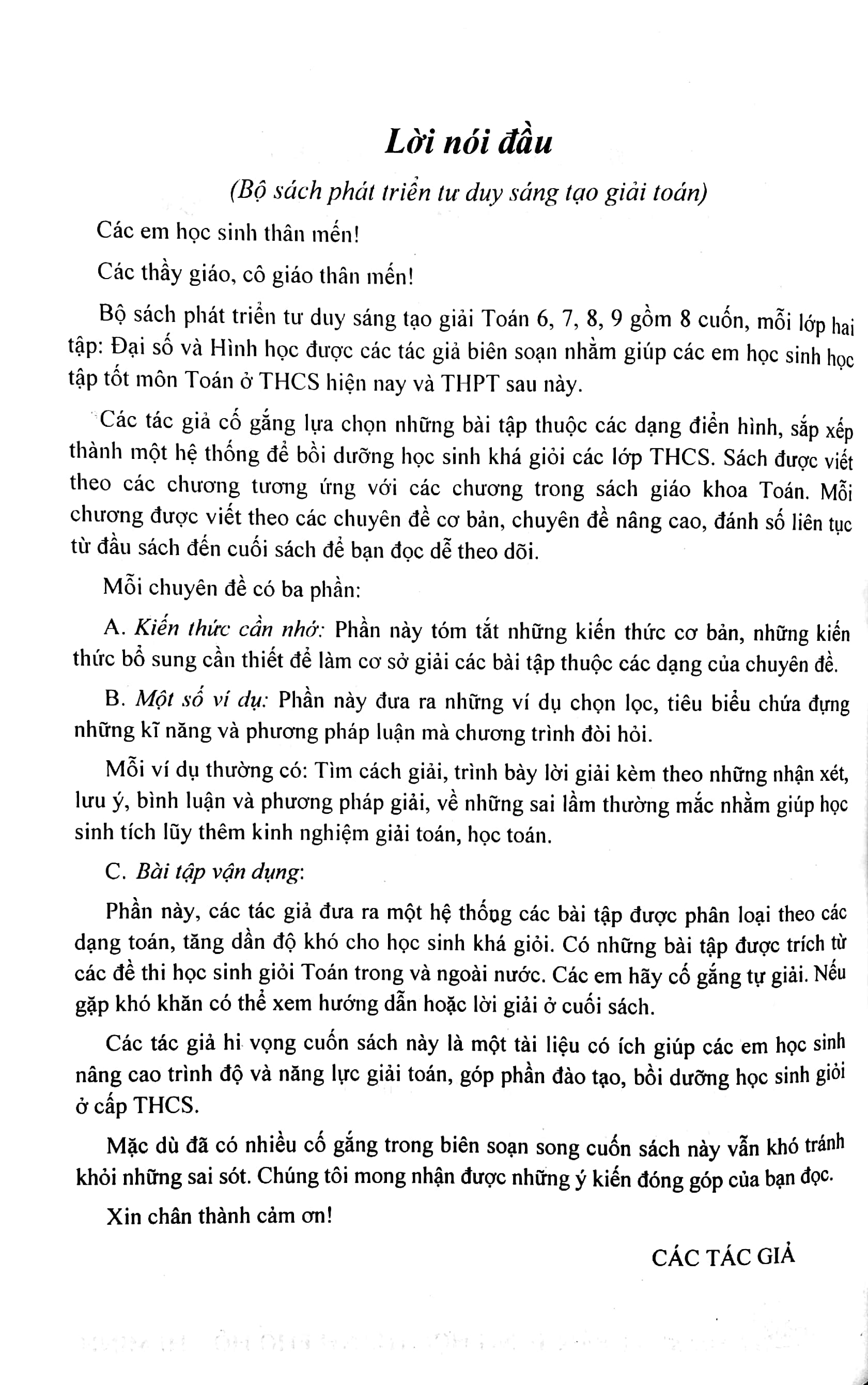 phát triển tư duy sáng tạo - giải toán đại số 8 - Ảnh 3