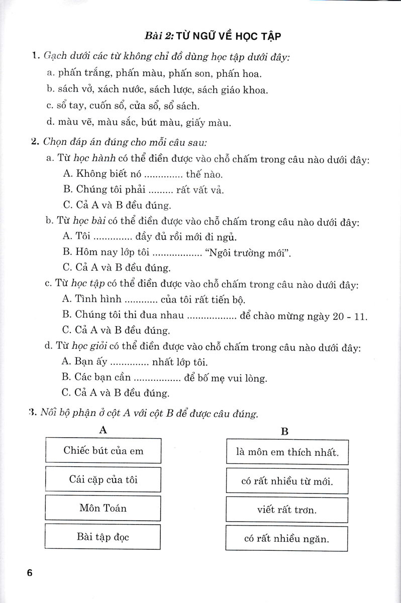 phát triển và nâng cao tiếng việt 2 - Ảnh 6