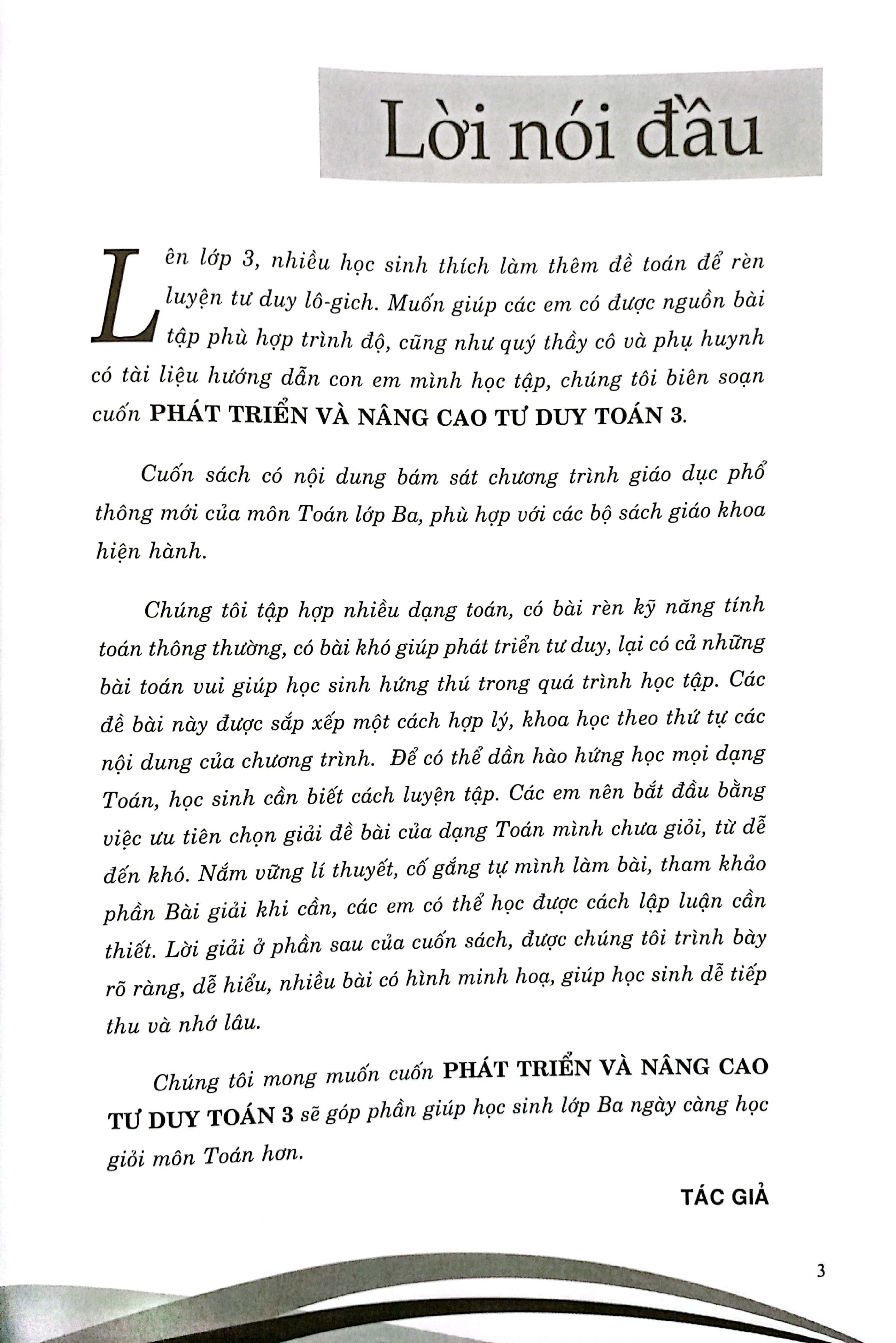 phát triển và nâng cao tư duy toán 3 (biên soạn theo chương trình gdpt mới) - Ảnh 4