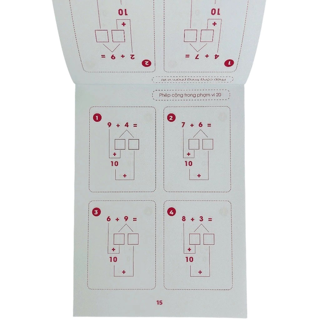 Phep Cong Trong Pham Vi 20 - Toan Tu Duy - Theo So Do Tach-Gop - Ảnh 3