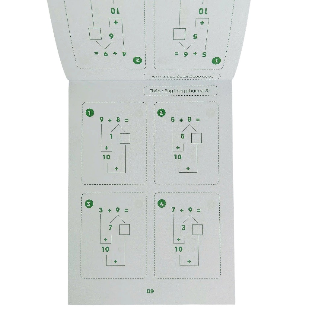 Phep Cong Trong Pham Vi 20 - Toan Tu Duy - Theo So Do Tach-Gop - Ảnh 6