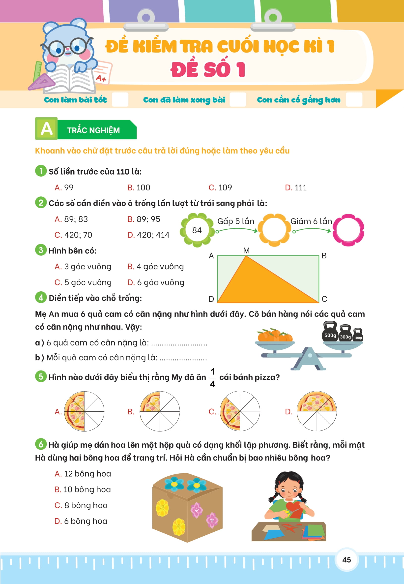 Bộ Phiếu Bài Tập Củng Cố Toán Theo Tuần 3 - Ảnh 17