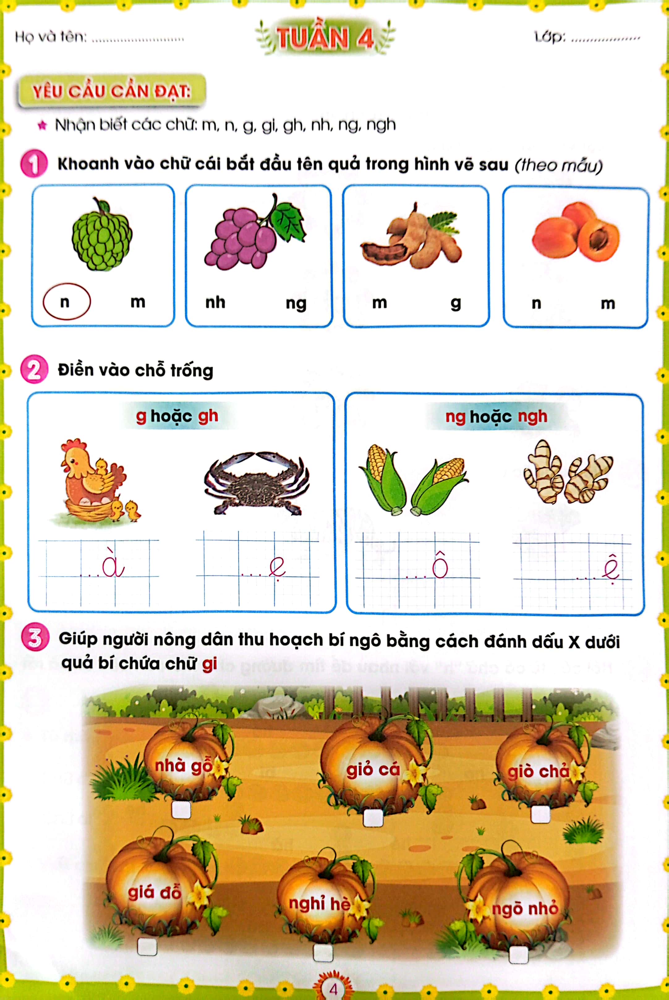 phiếu bài tập cuối tuần môn tiếng việt 1 (kết nối - 2022) - Ảnh 7