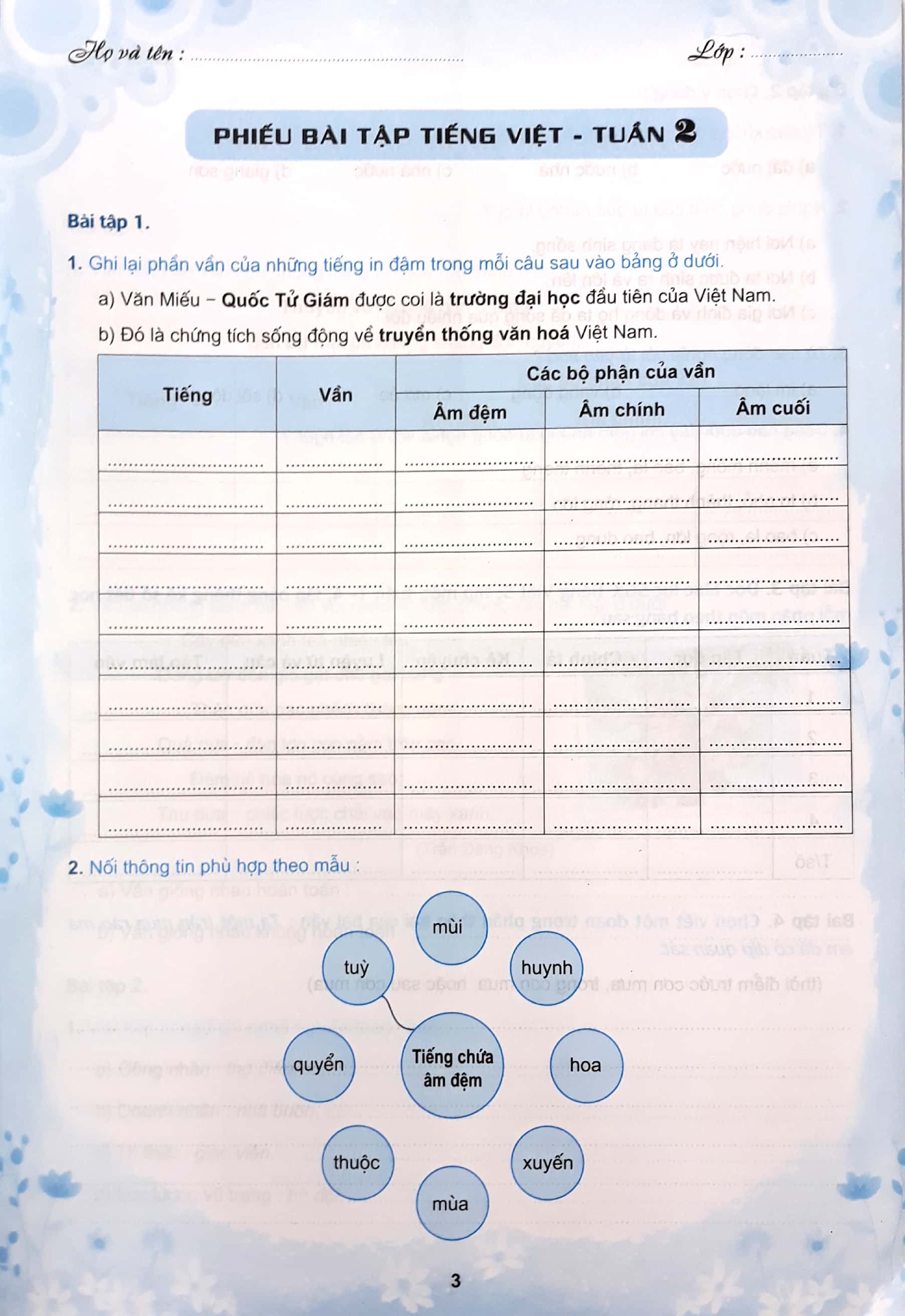 phiếu bài tập cuối tuần môn tiếng việt lớp 5 (2020) - Ảnh 5