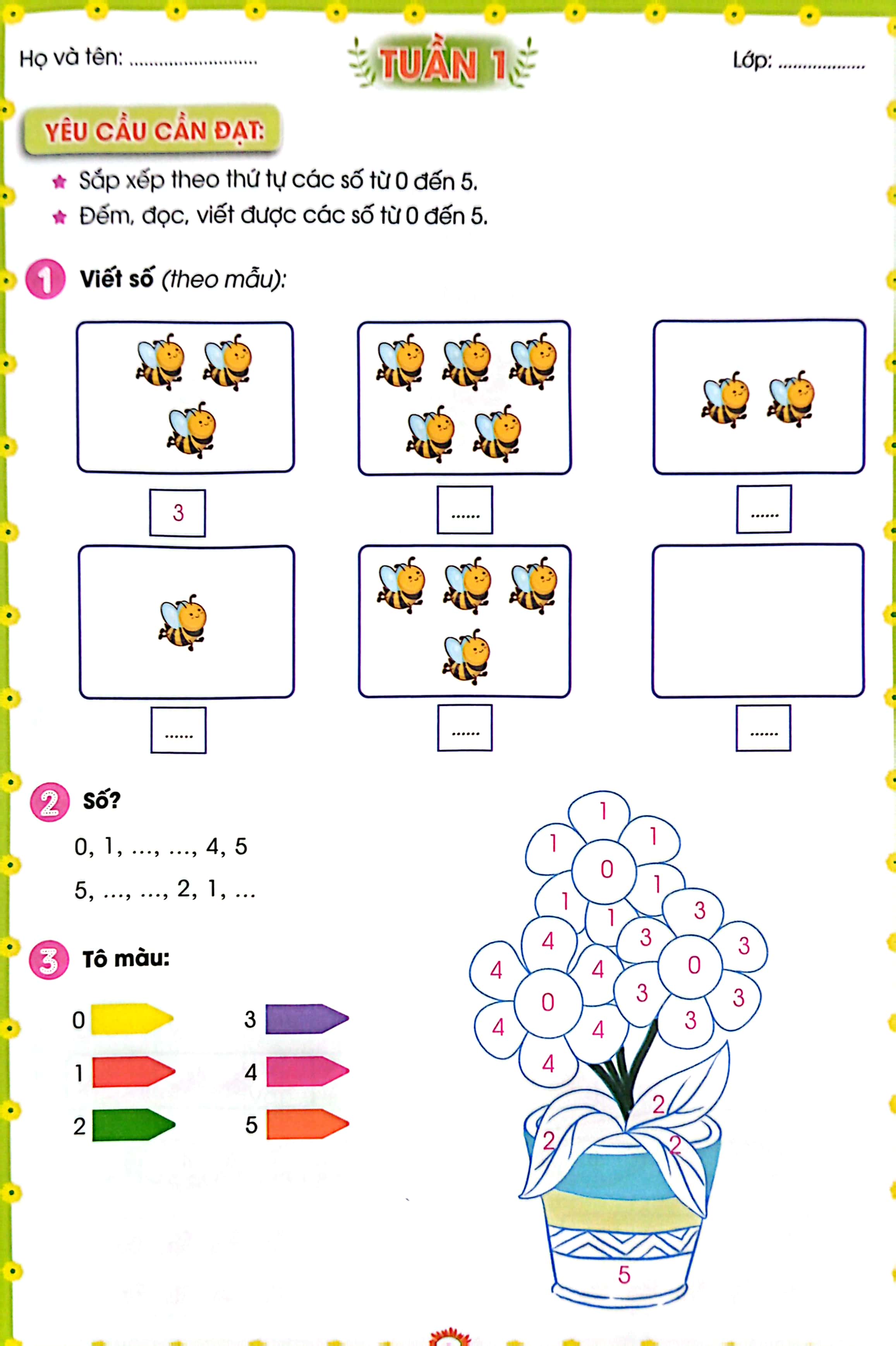 phiếu bài tập cuối tuần môn toán 1 (kết nối - 2022) - Ảnh 3