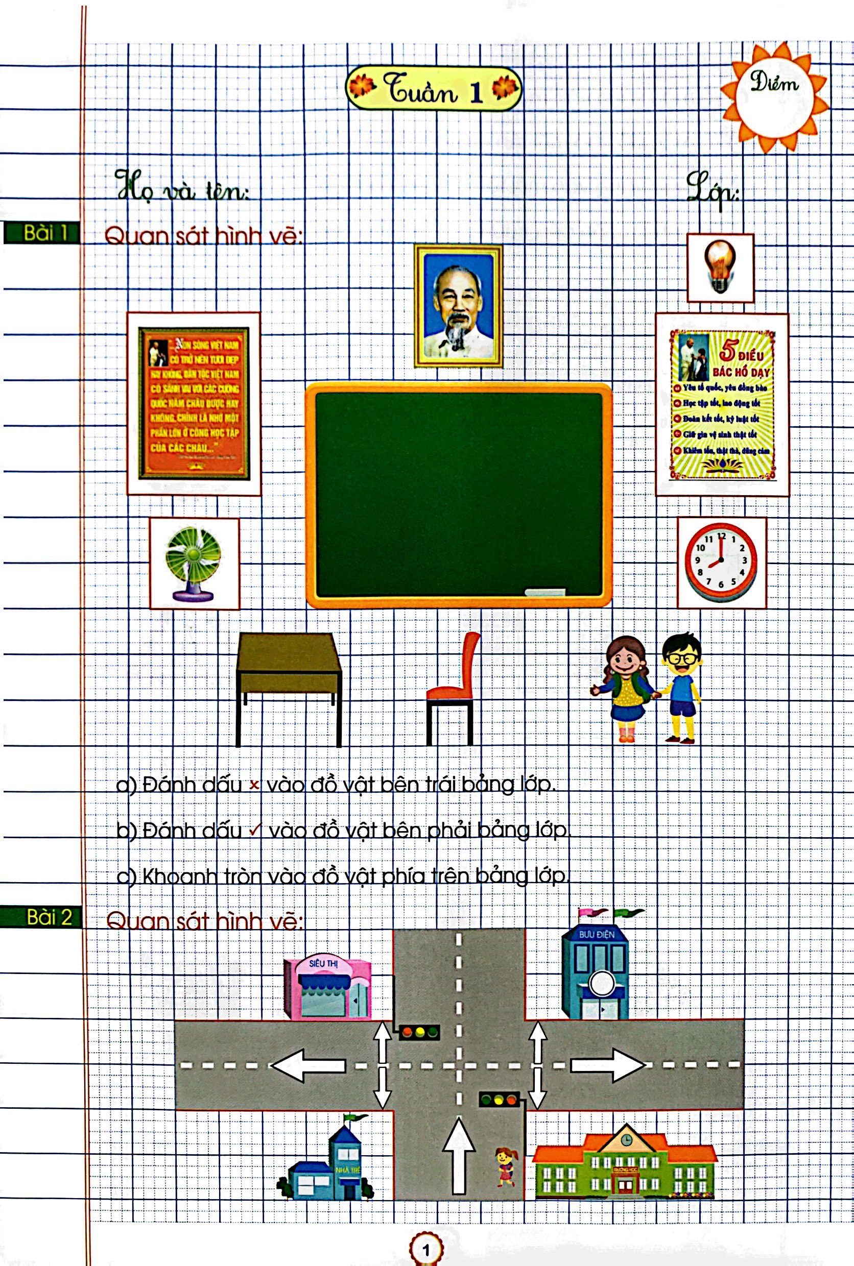 phiếu bài tập cuối tuần - môn toán lớp 1 (bộ sách: cánh diều) - Ảnh 3