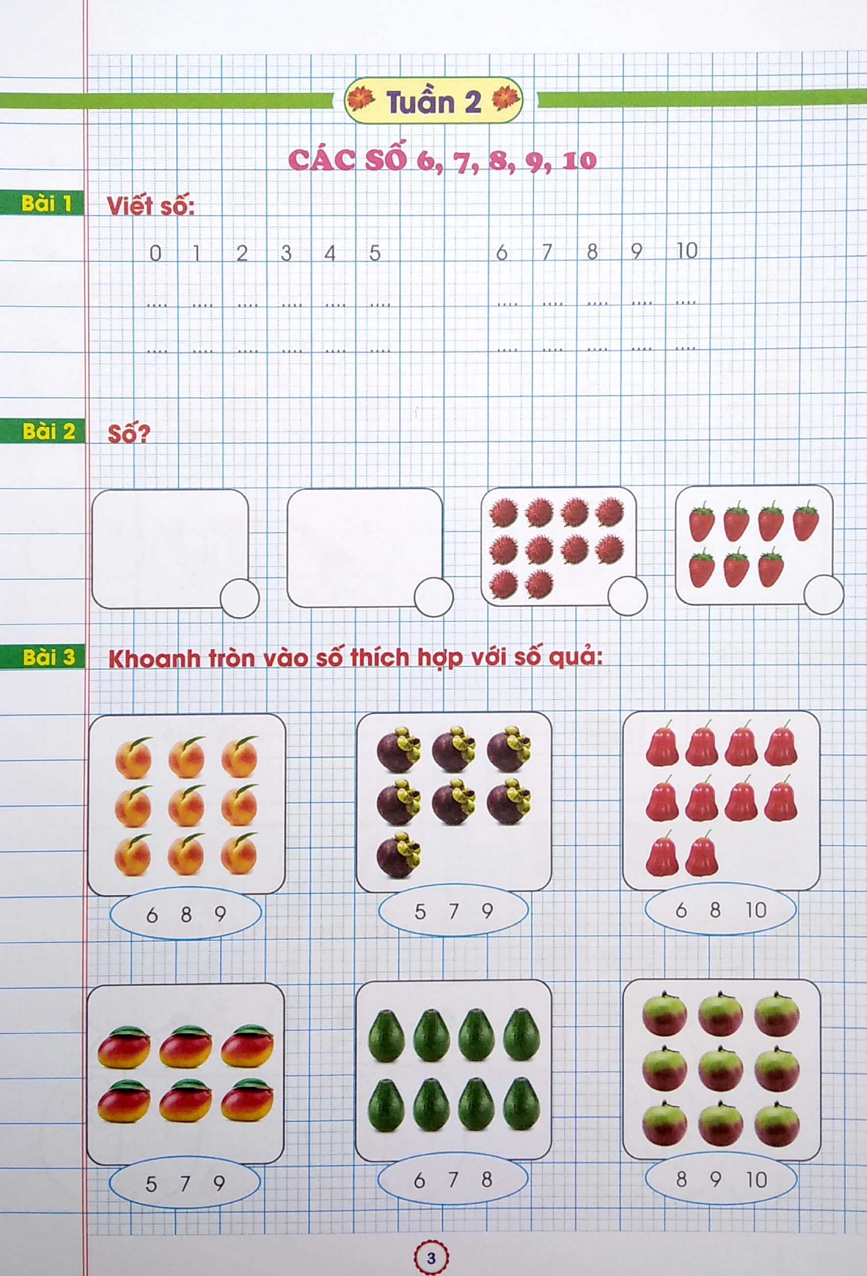 phiếu bài tập cuối tuần - môn toán lớp 1 (theo kết nối tri thức với cuộc sống) - Ảnh 5