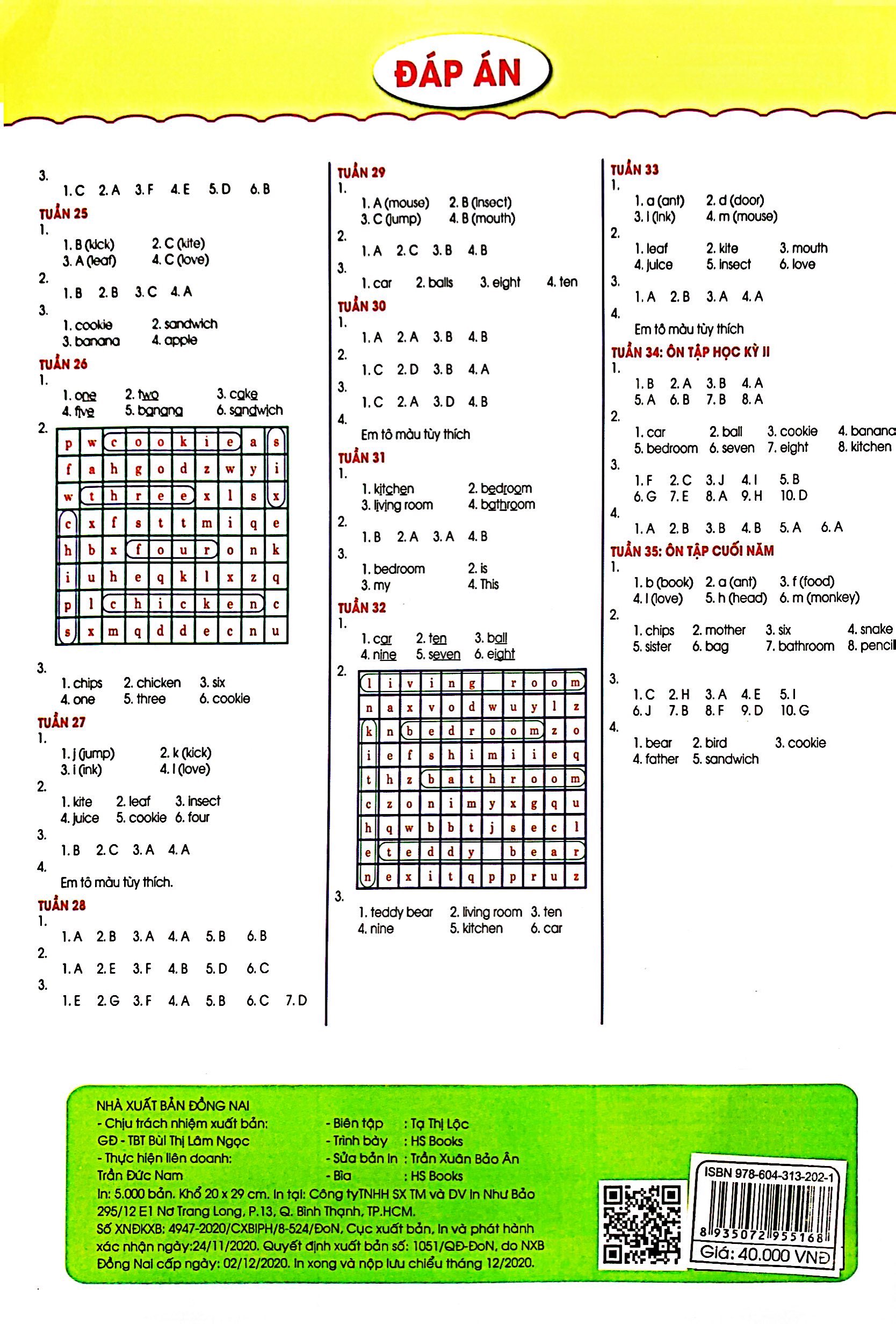 phiếu bài tập cuối tuần - tiếng anh lớp 1 (biên soạn theo sgk mới hiện hành) - Ảnh 6
