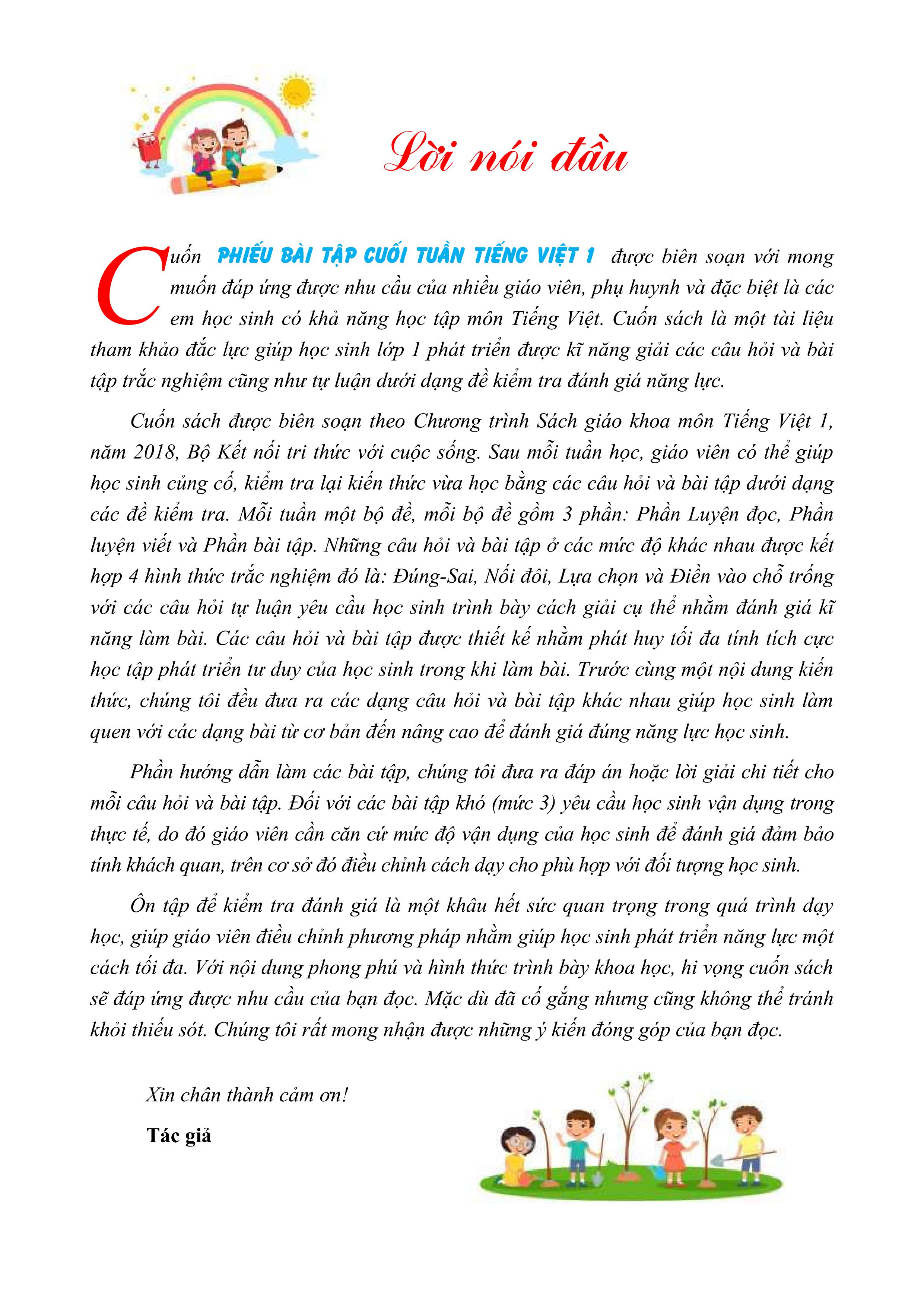 phiếu bài tập cuối tuần tiếng việt 1 - Ảnh 3