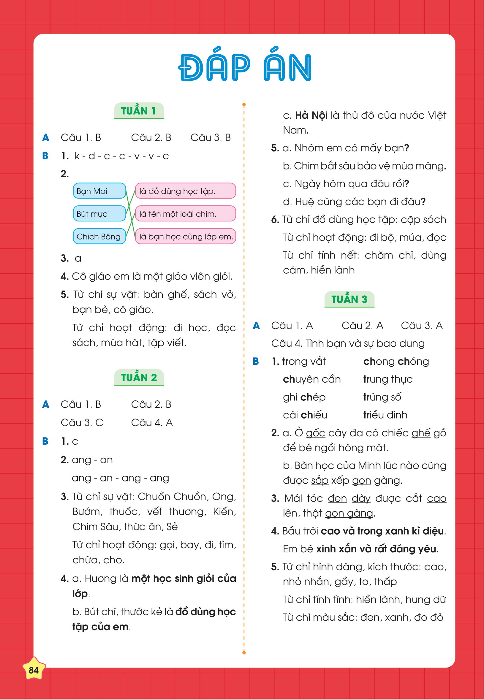 phiếu bài tập cuối tuần tiếng việt 2 (35 tuần học) - Ảnh 3