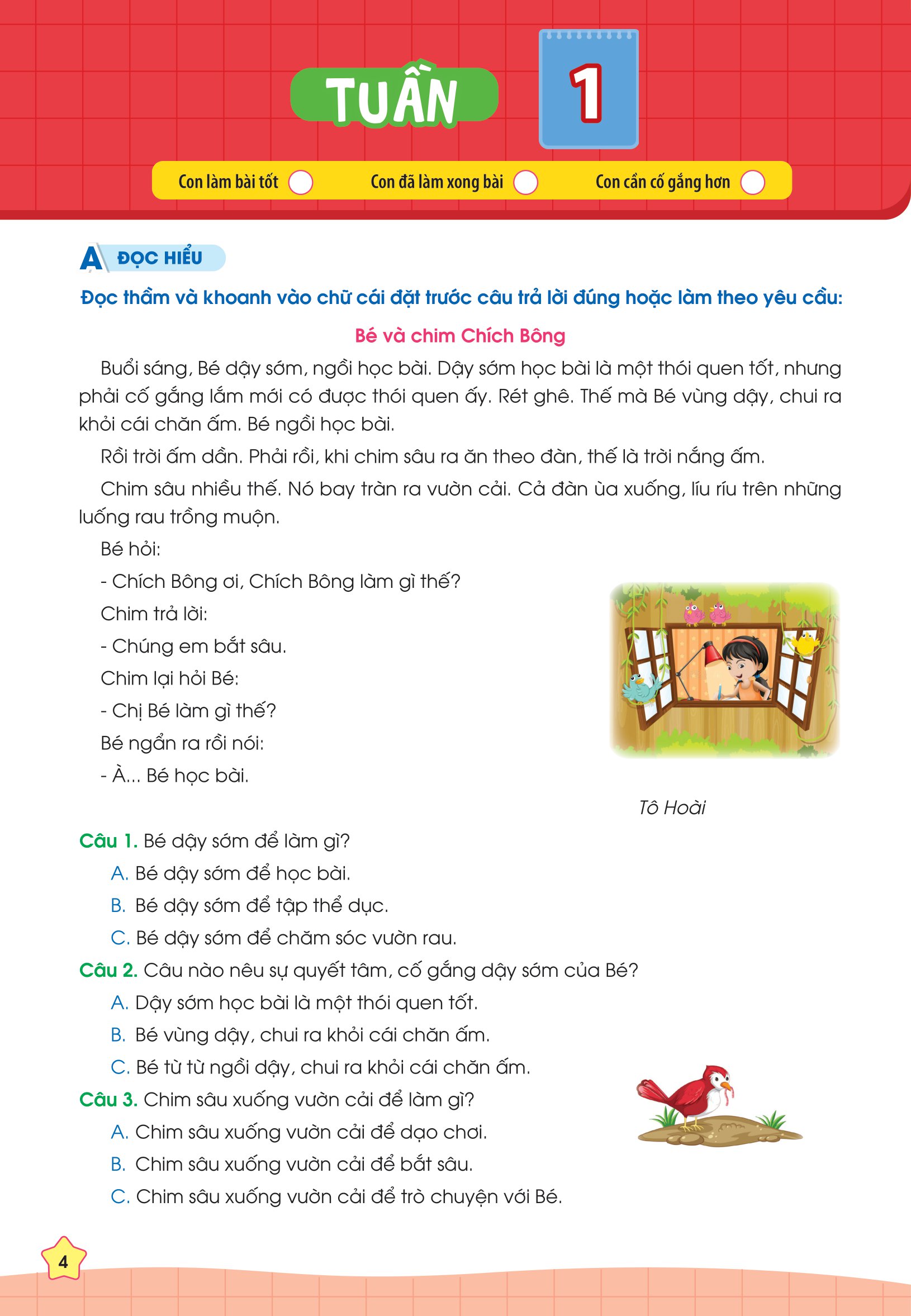 phiếu bài tập cuối tuần tiếng việt 2 (35 tuần học) - Ảnh 6