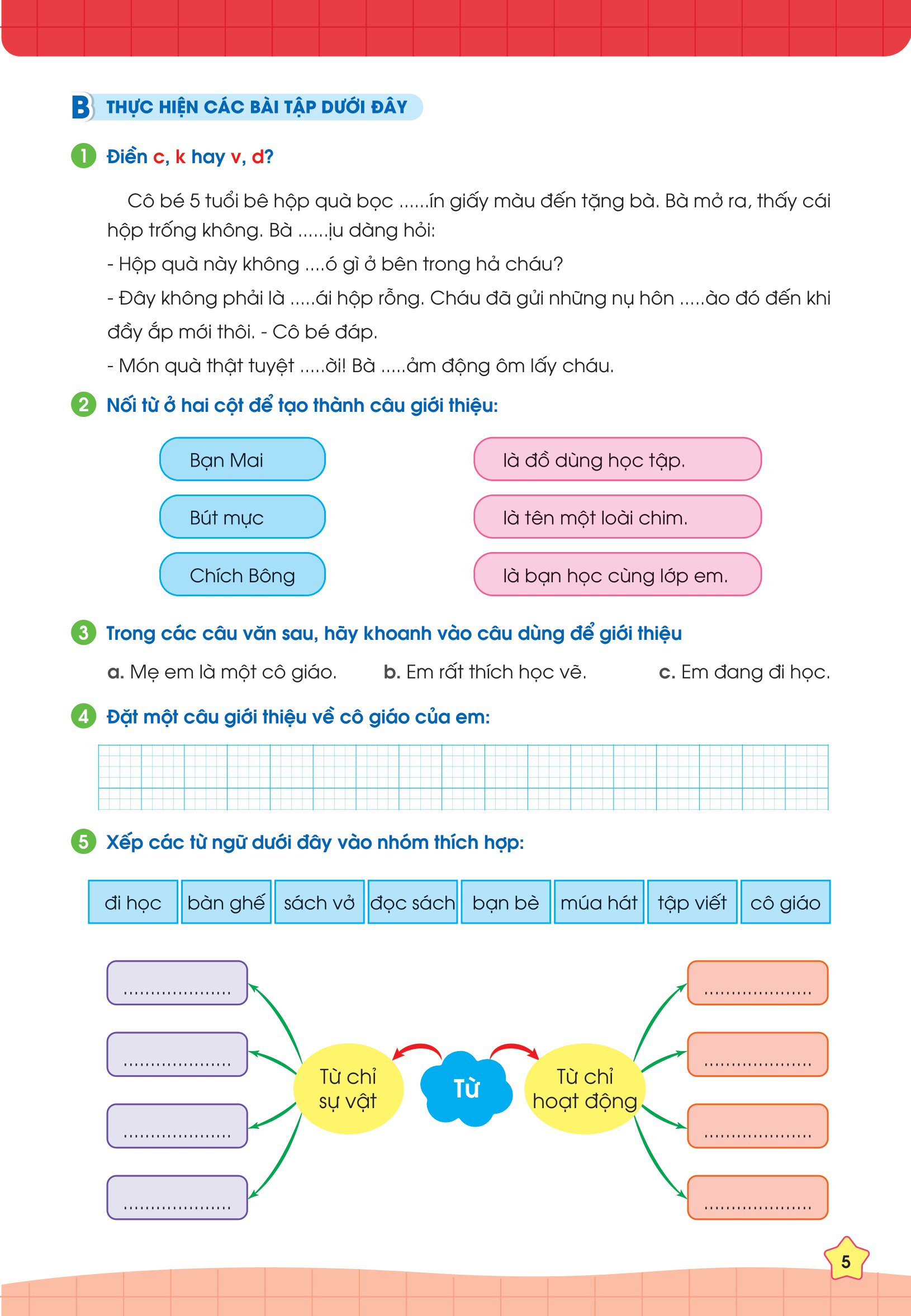phiếu bài tập cuối tuần tiếng việt 2 (35 tuần học) - Ảnh 7