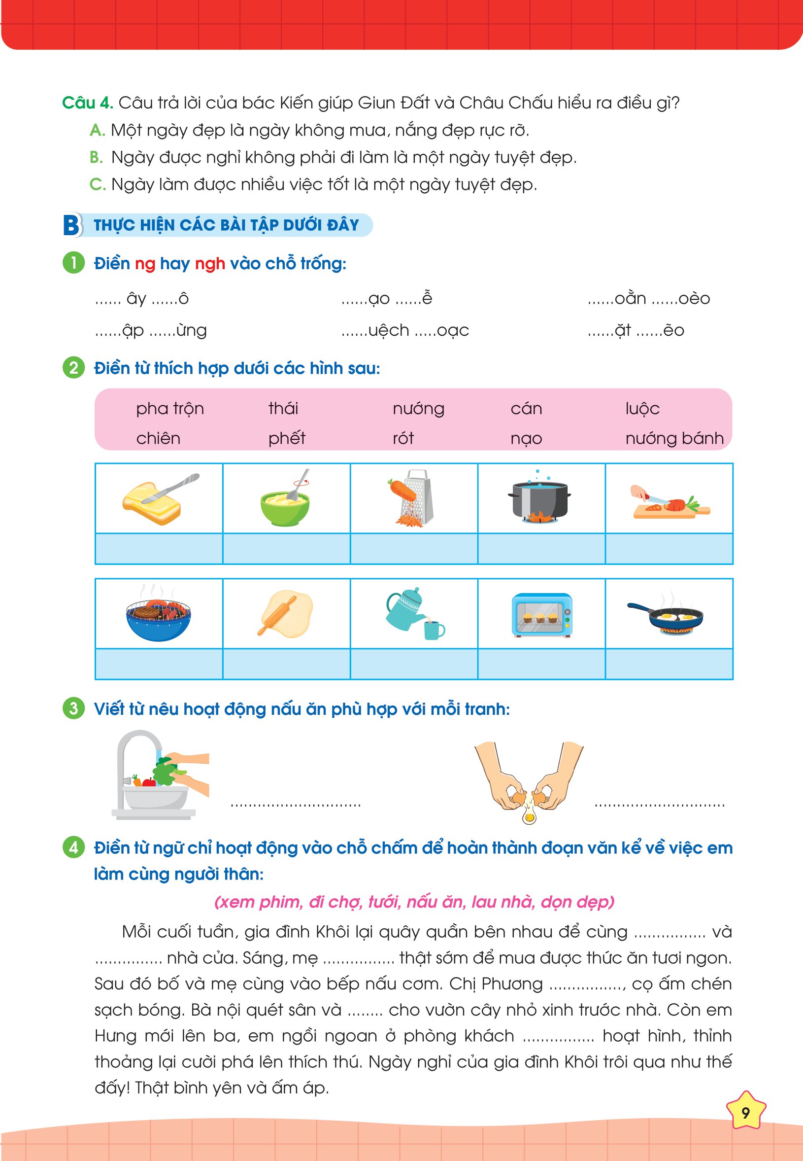 phiếu bài tập cuối tuần tiếng việt 3 - Ảnh 10