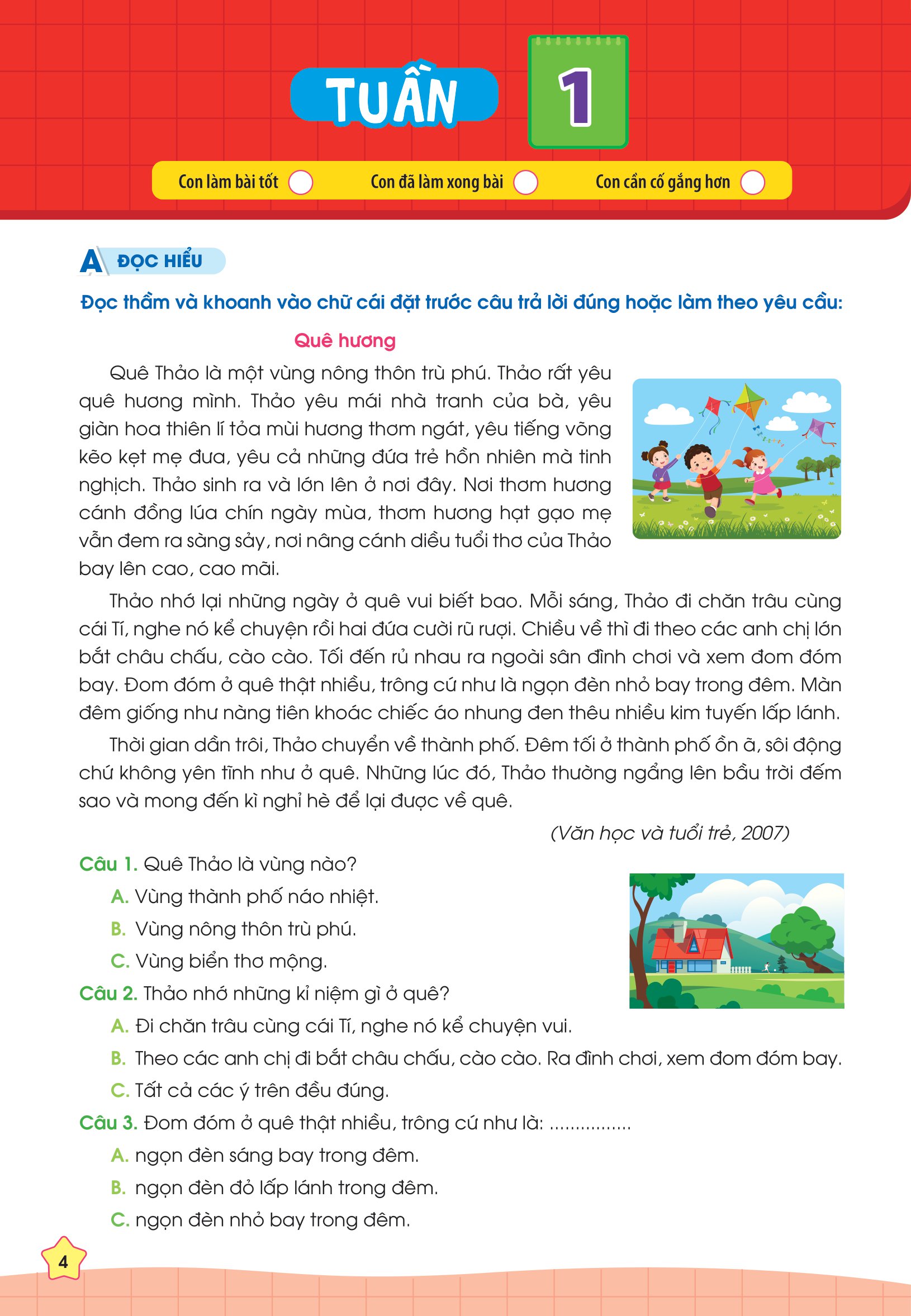 phiếu bài tập cuối tuần tiếng việt 3 - Ảnh 5