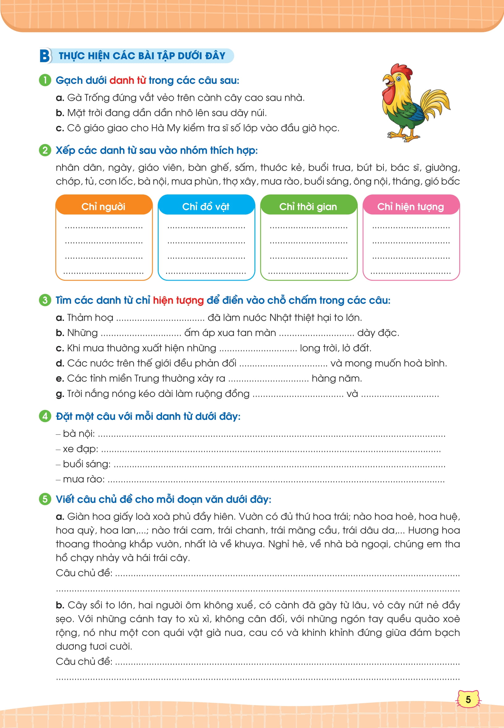 phiếu bài tập cuối tuần tiếng việt 4 - Ảnh 7