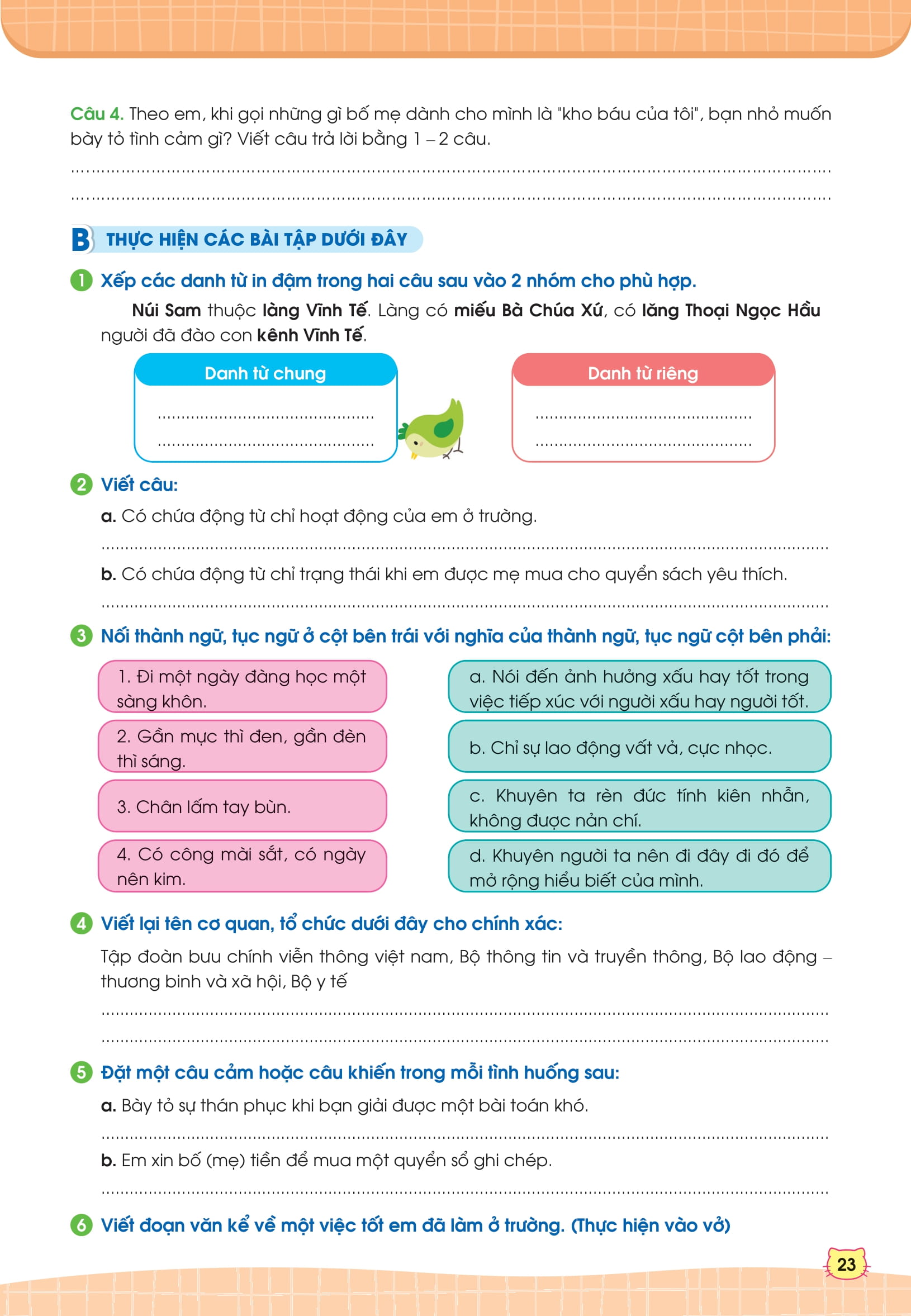 phiếu bài tập cuối tuần tiếng việt 4 - Ảnh 9