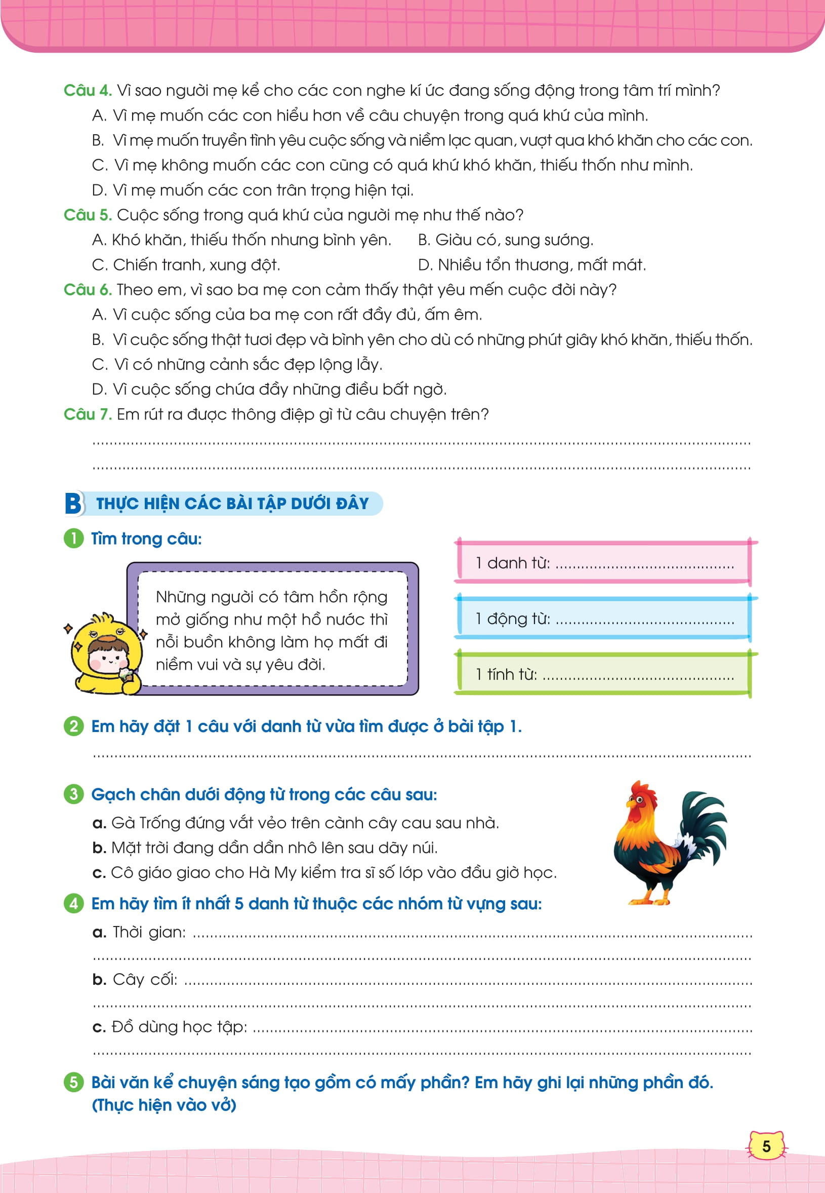 Phiếu Bài Tập Cuối Tuần Tiếng Việt 5 - Ảnh 6