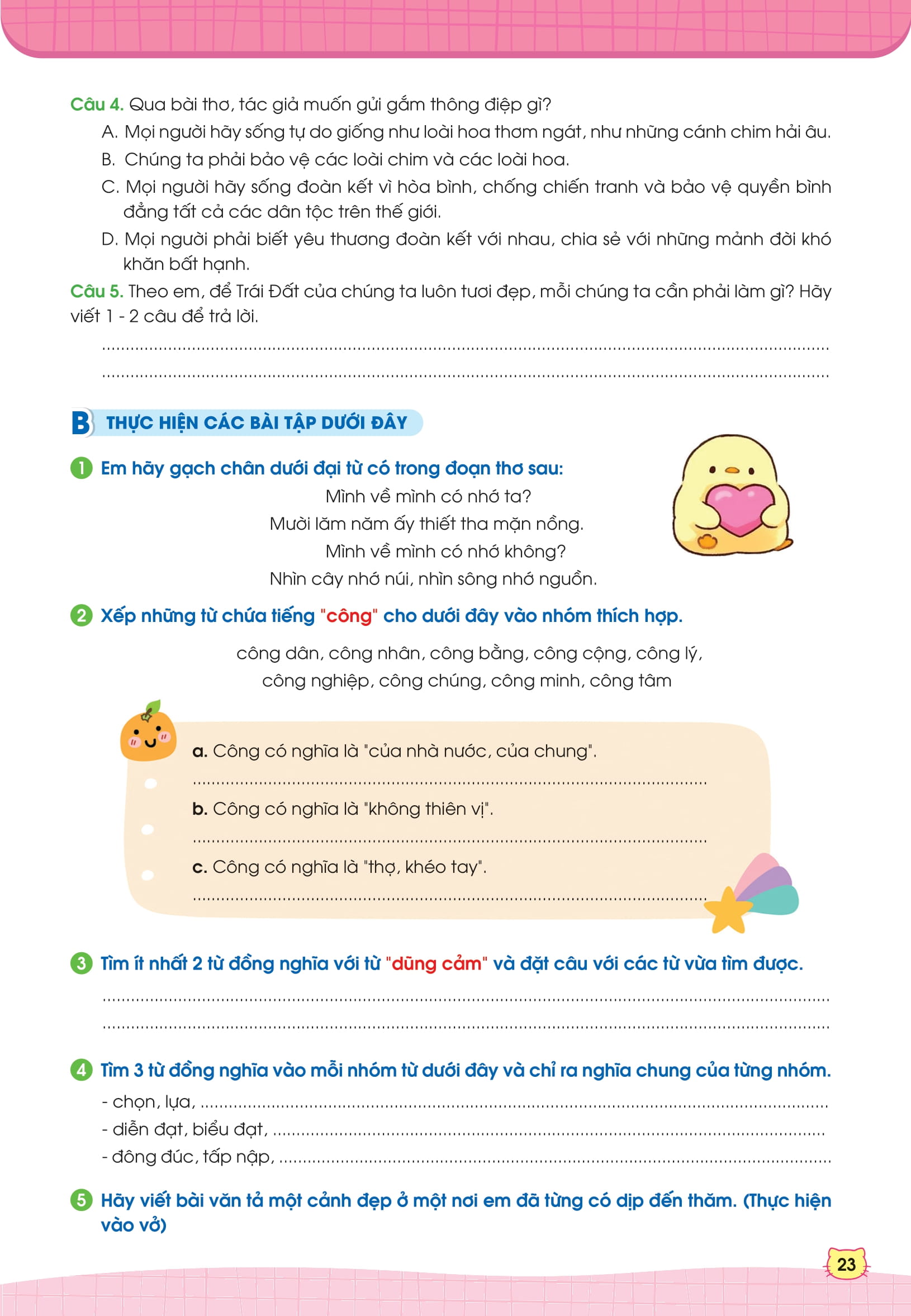 Phiếu Bài Tập Cuối Tuần Tiếng Việt 5 - Ảnh 8