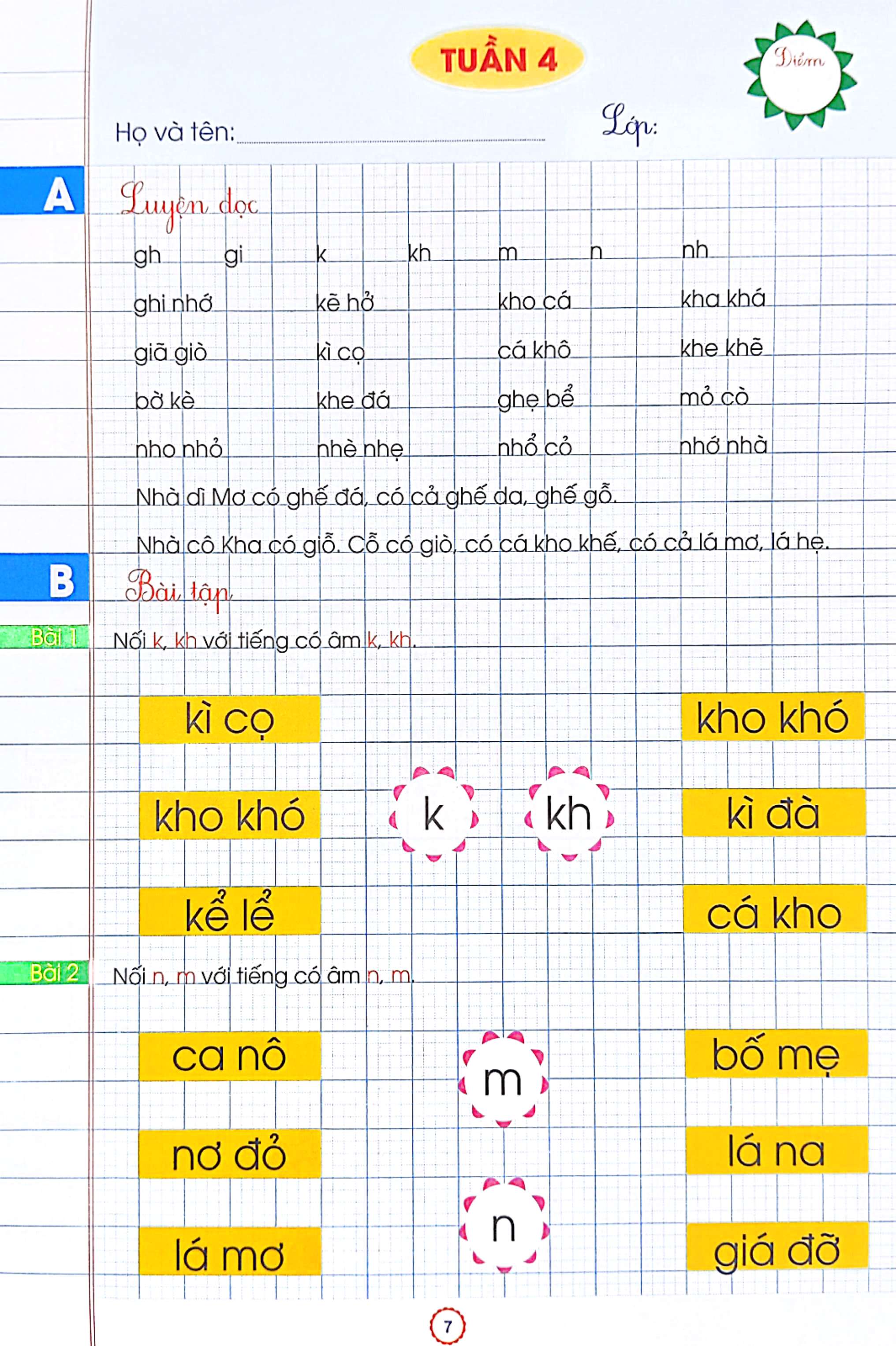 phiếu bài tập cuối tuần - tiếng việt lớp 1 (bộ sách: cánh diều) - Ảnh 6