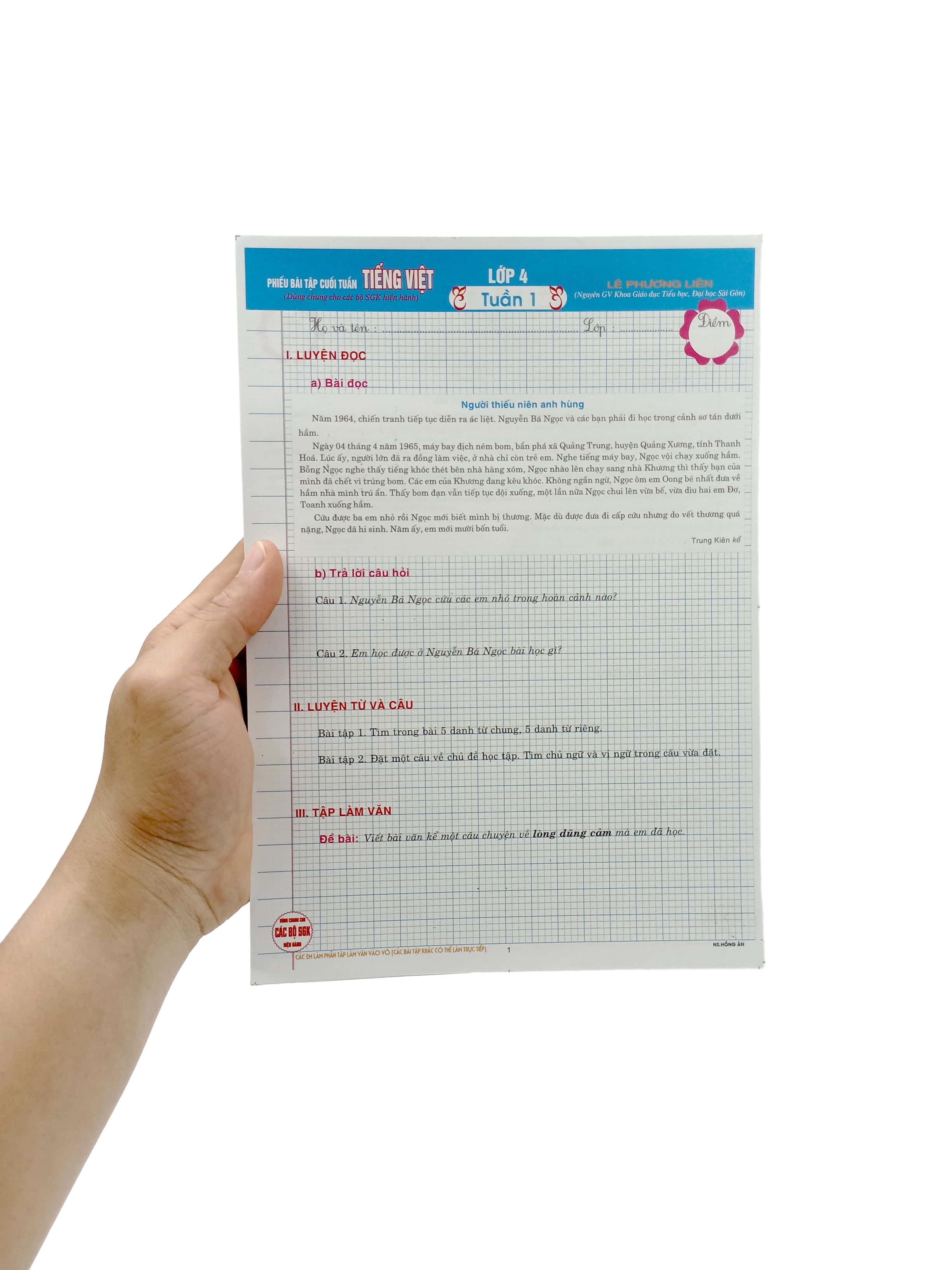 phiếu bài tập cuối tuần tiếng việt lớp 4 - Ảnh 7